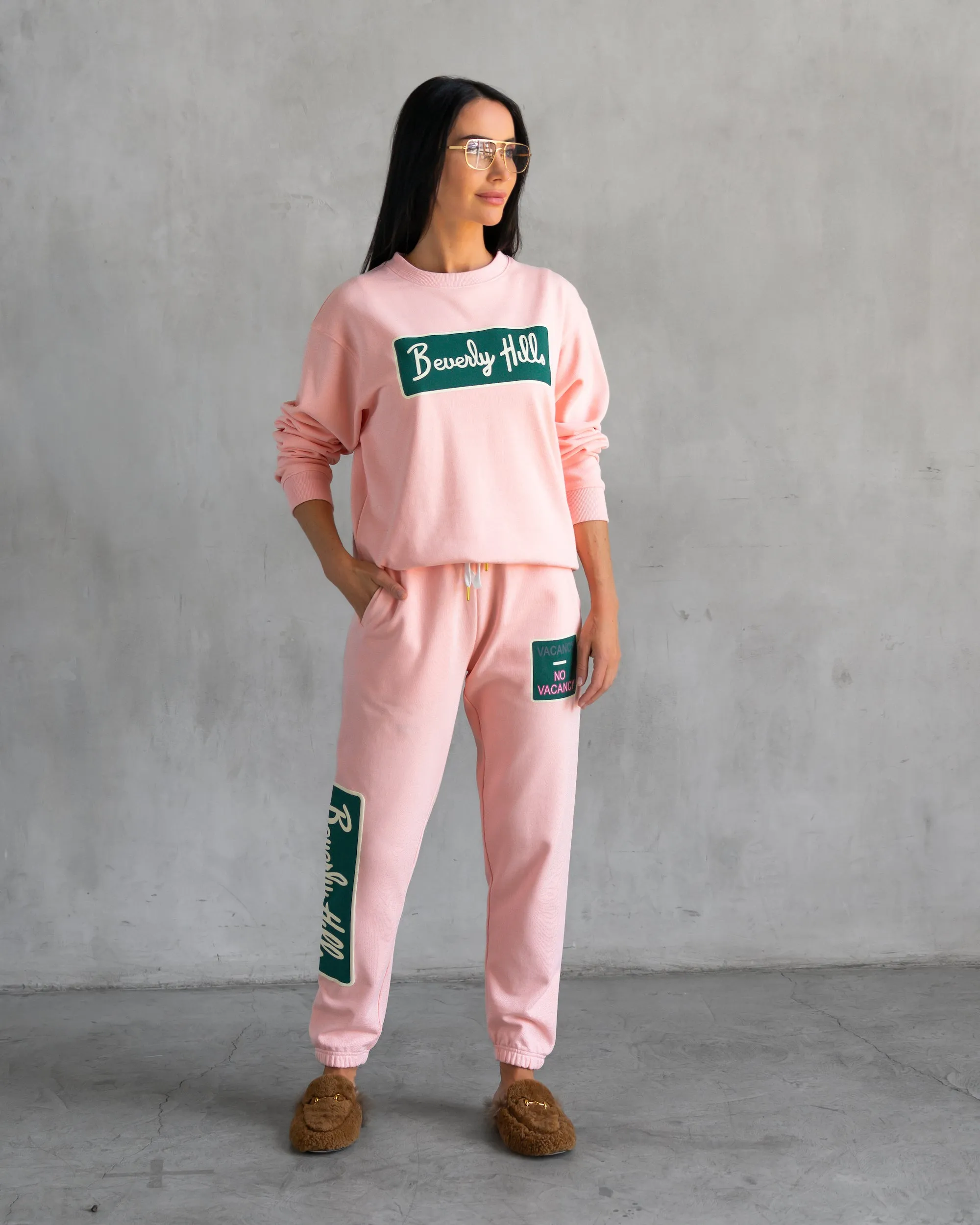 90’s Baggy Crewneck Beverly Hills (Peachy Keen) sold by Care Tucker product image thumbnail 3