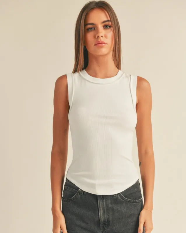 Blake Ribbed Tank Top sold by Care Tucker