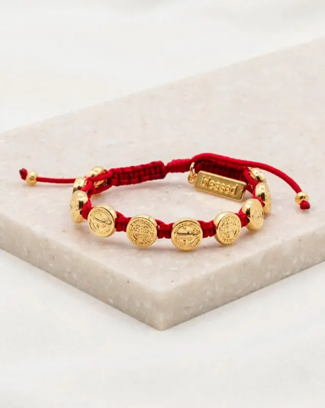 Benedictine Blessing Bracelet - Gold Medals sold by Care Tucker