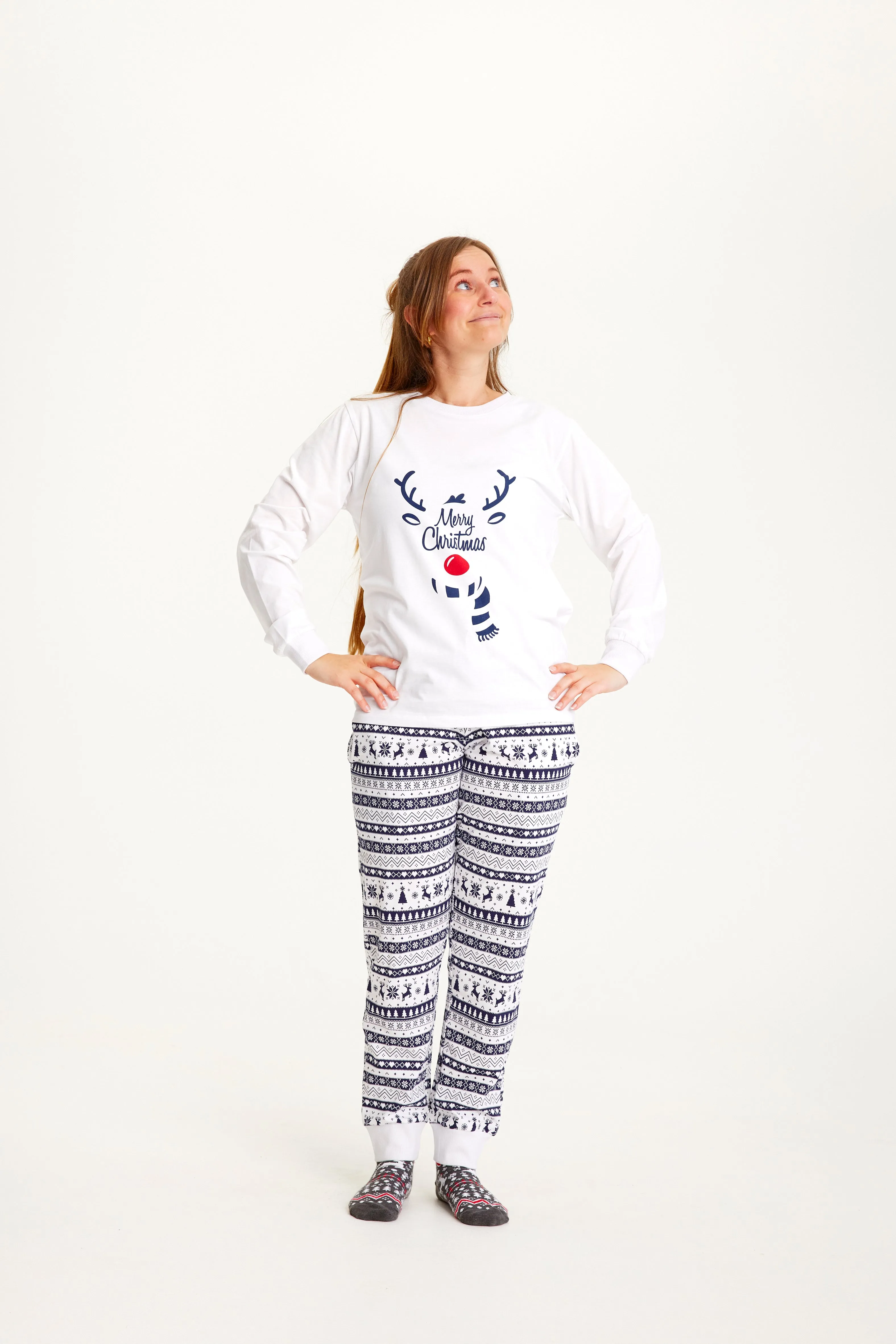 Cute pajamas navy - Women. sold by Christmas Sweats