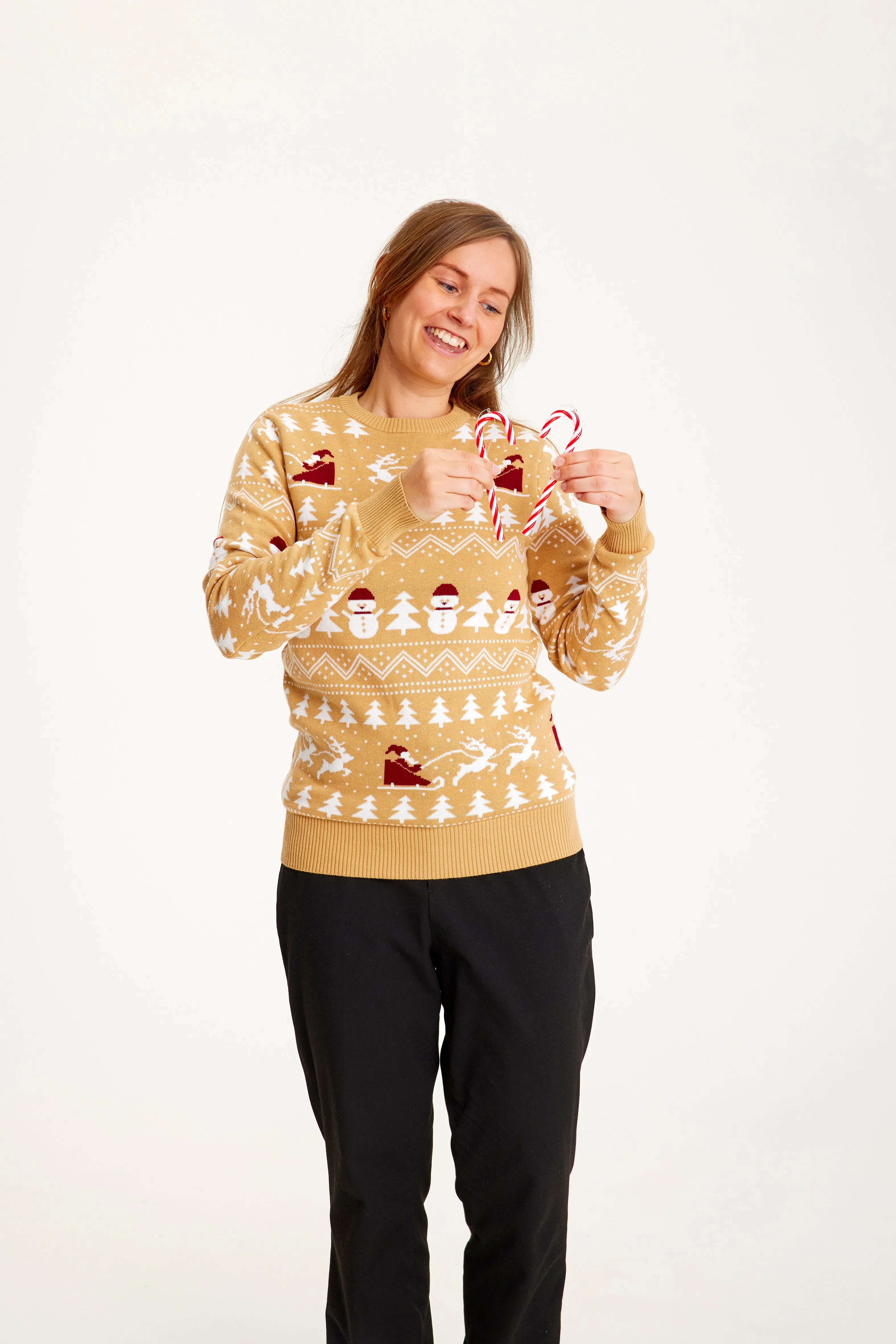 The Stylish Christmas sweater beige - Women sold by Christmas Sweats