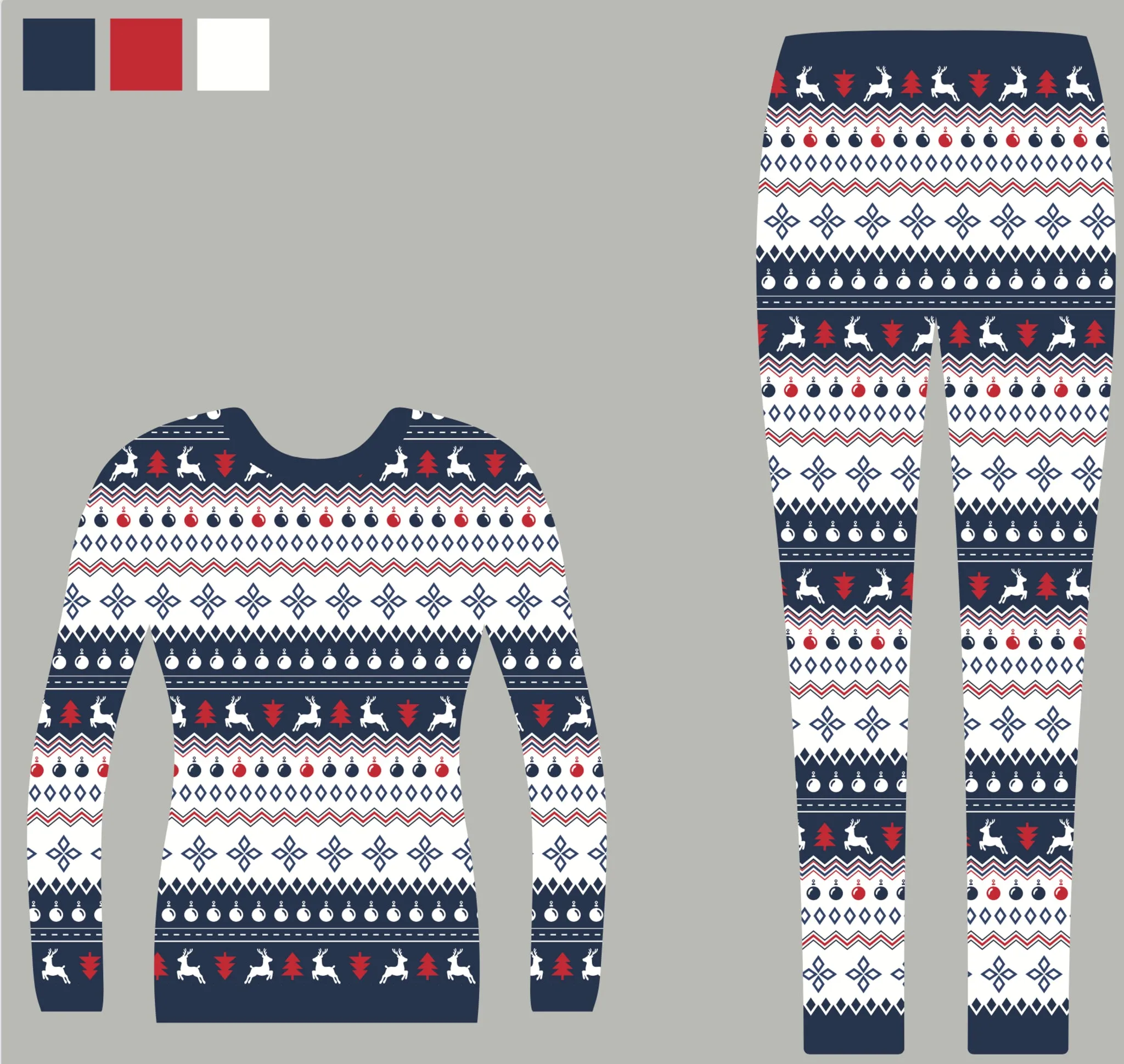 The fine pajamas sold by Christmas Sweats