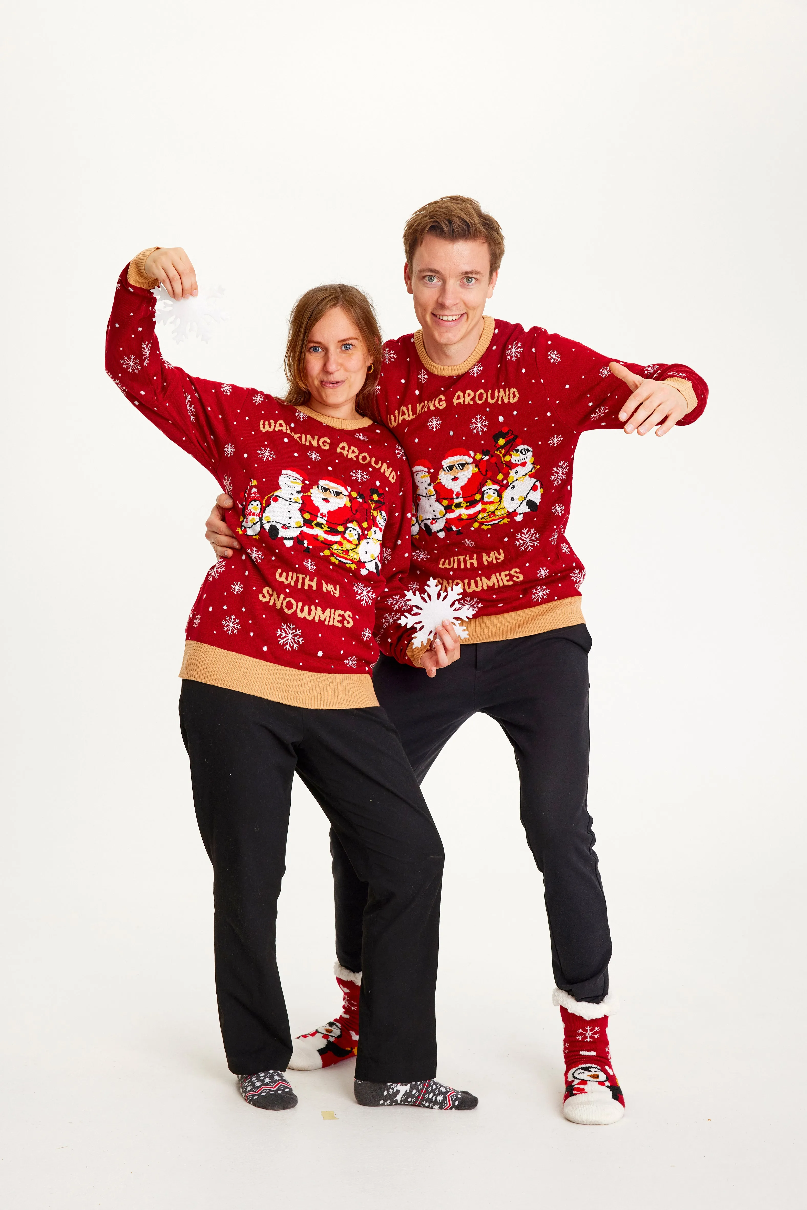 Walking around with my snowmies - Men sold by Christmas Sweats product image thumbnail 2