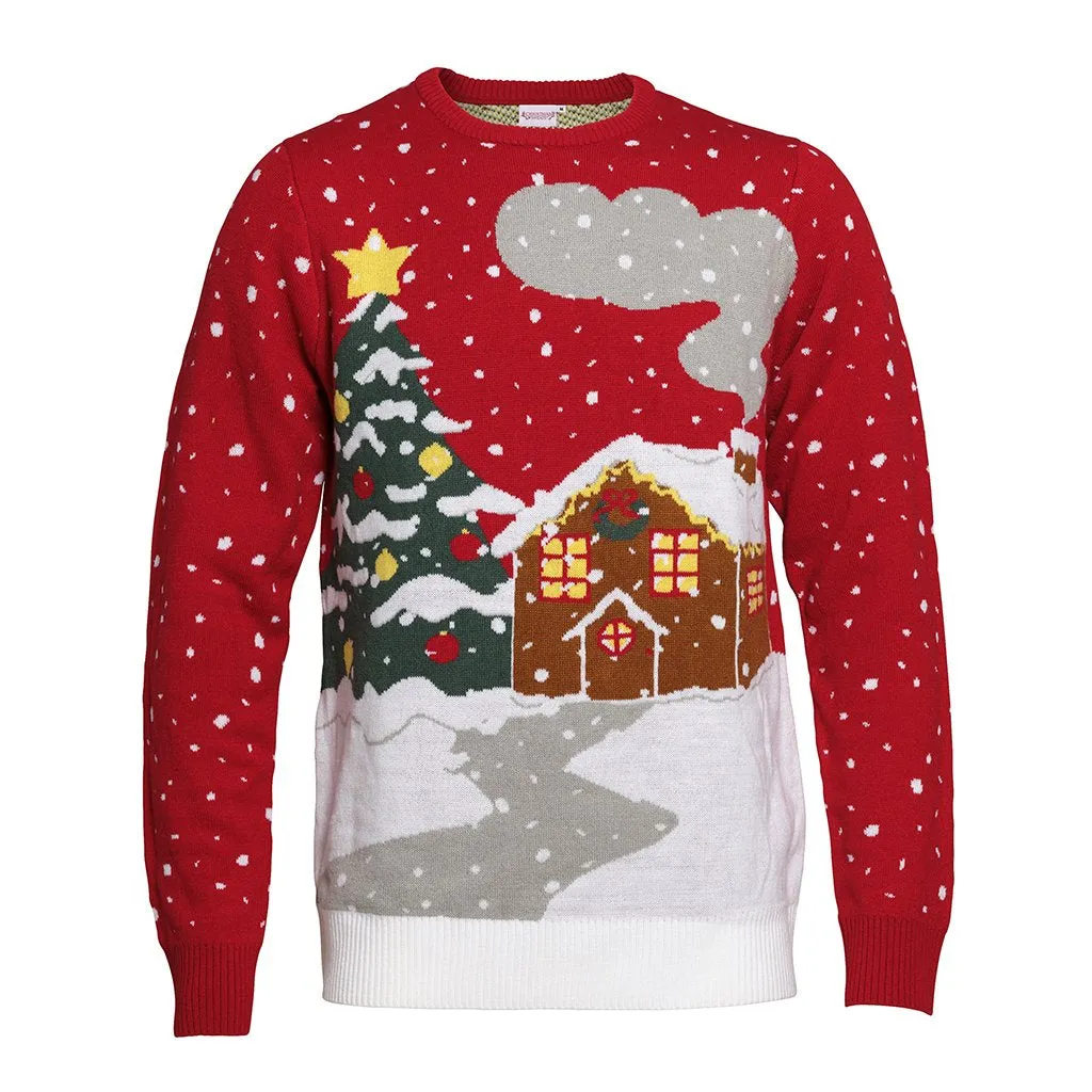 LED house Christmas sweater sold by Christmas Sweats