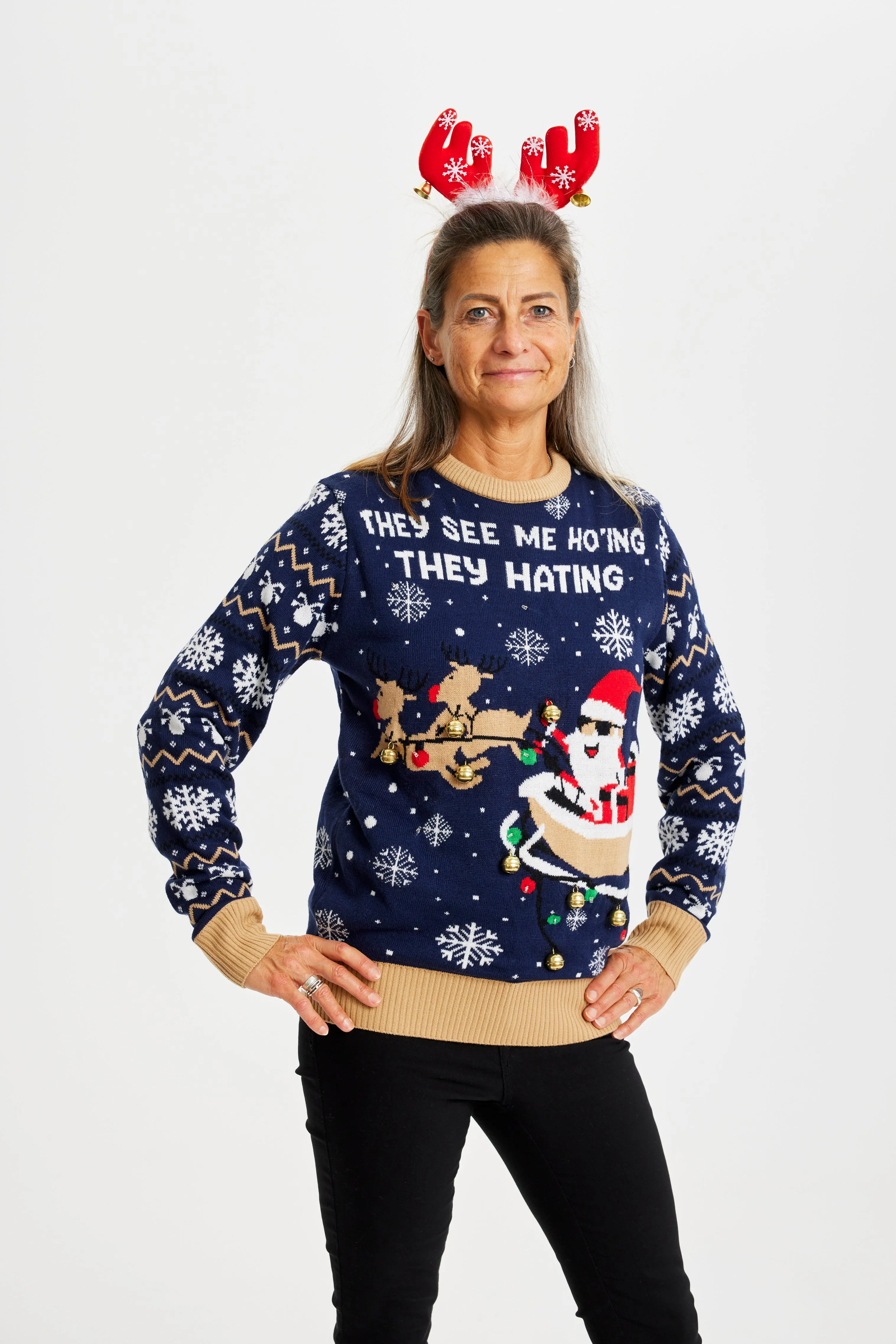 They see me ho'ing - Women sold by Christmas Sweats product image thumbnail 2
