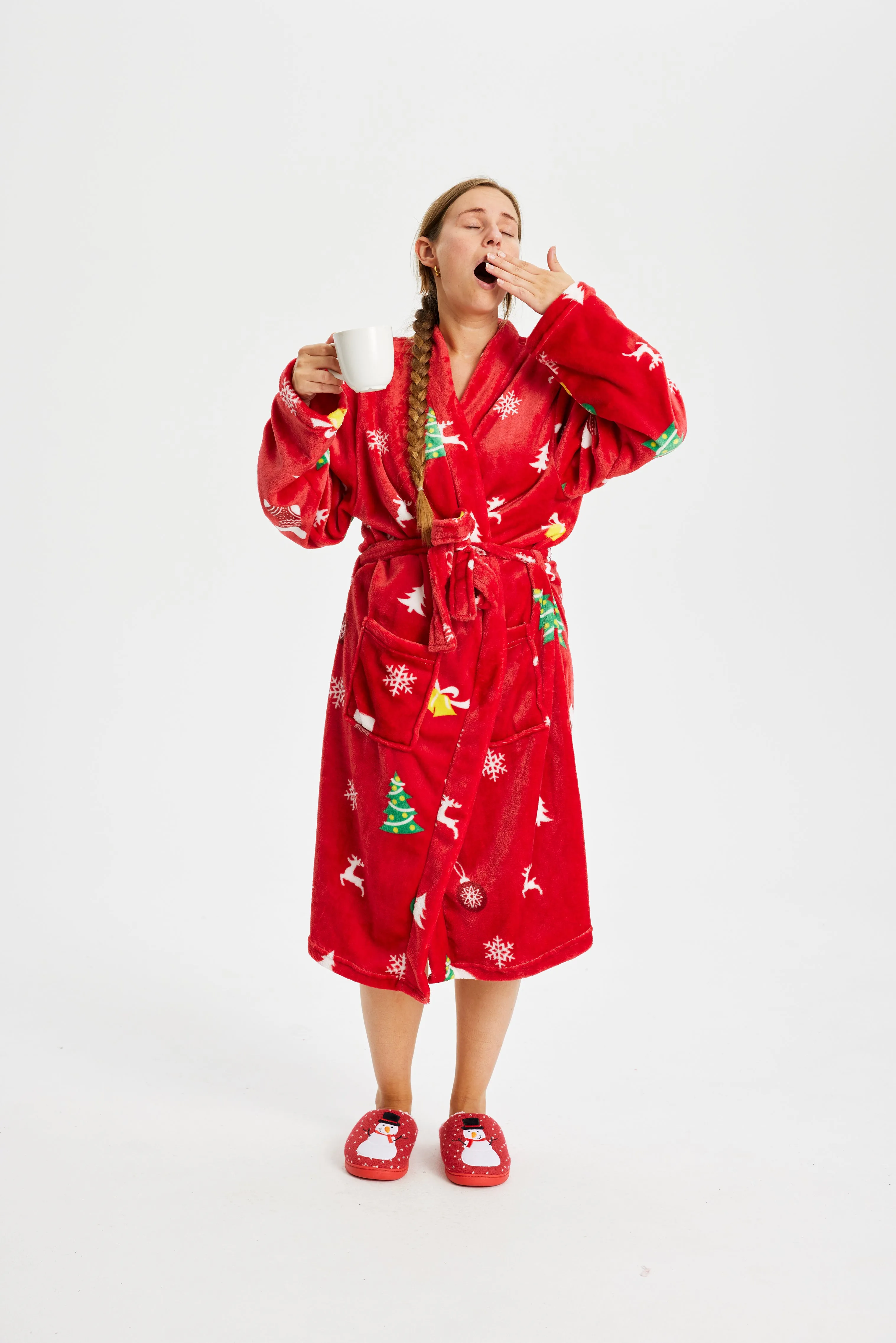 Bathrobe - Red sold by Christmas Sweats