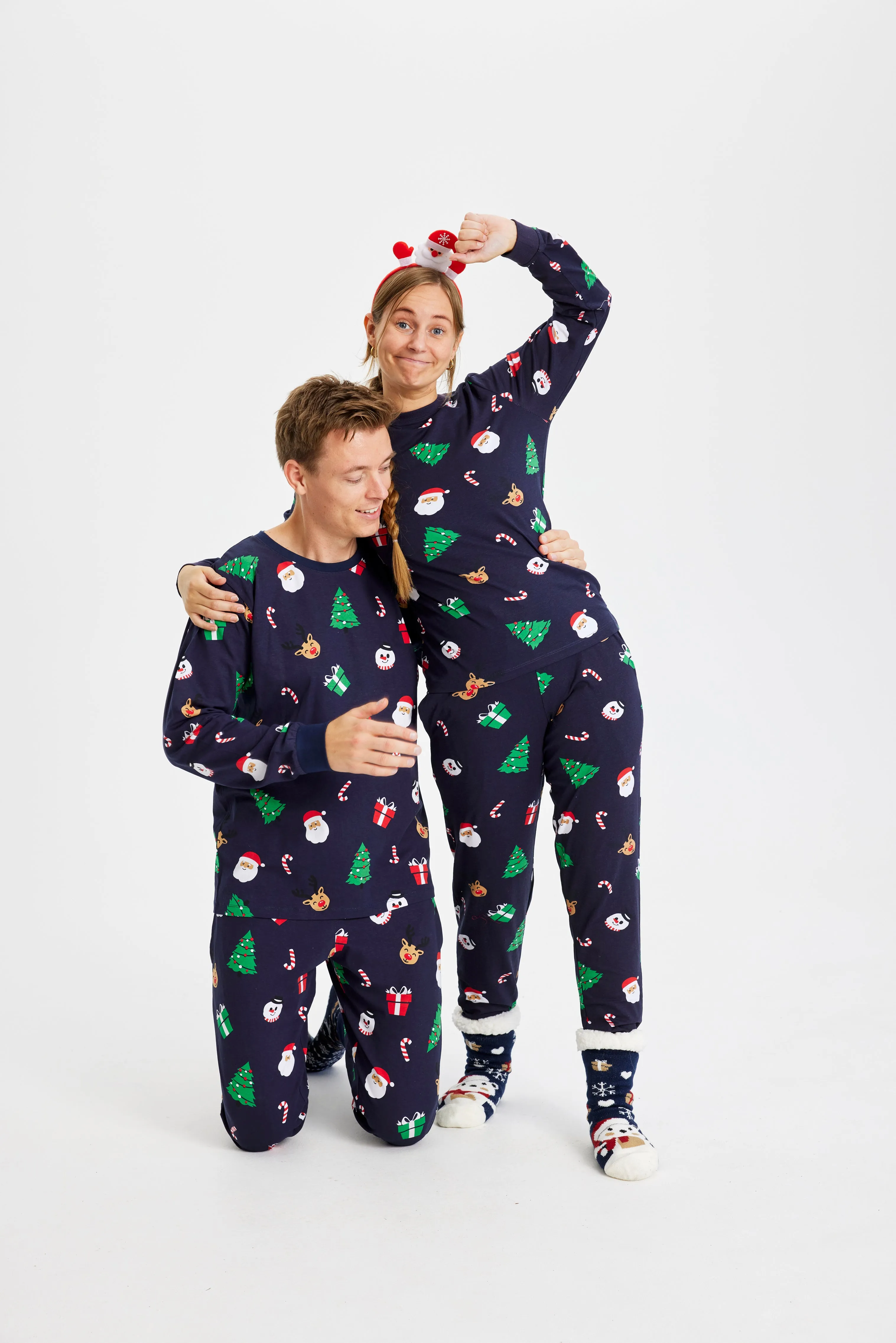 Nice christmas pyjamas navy - Women sold by Christmas Sweats product image thumbnail 5