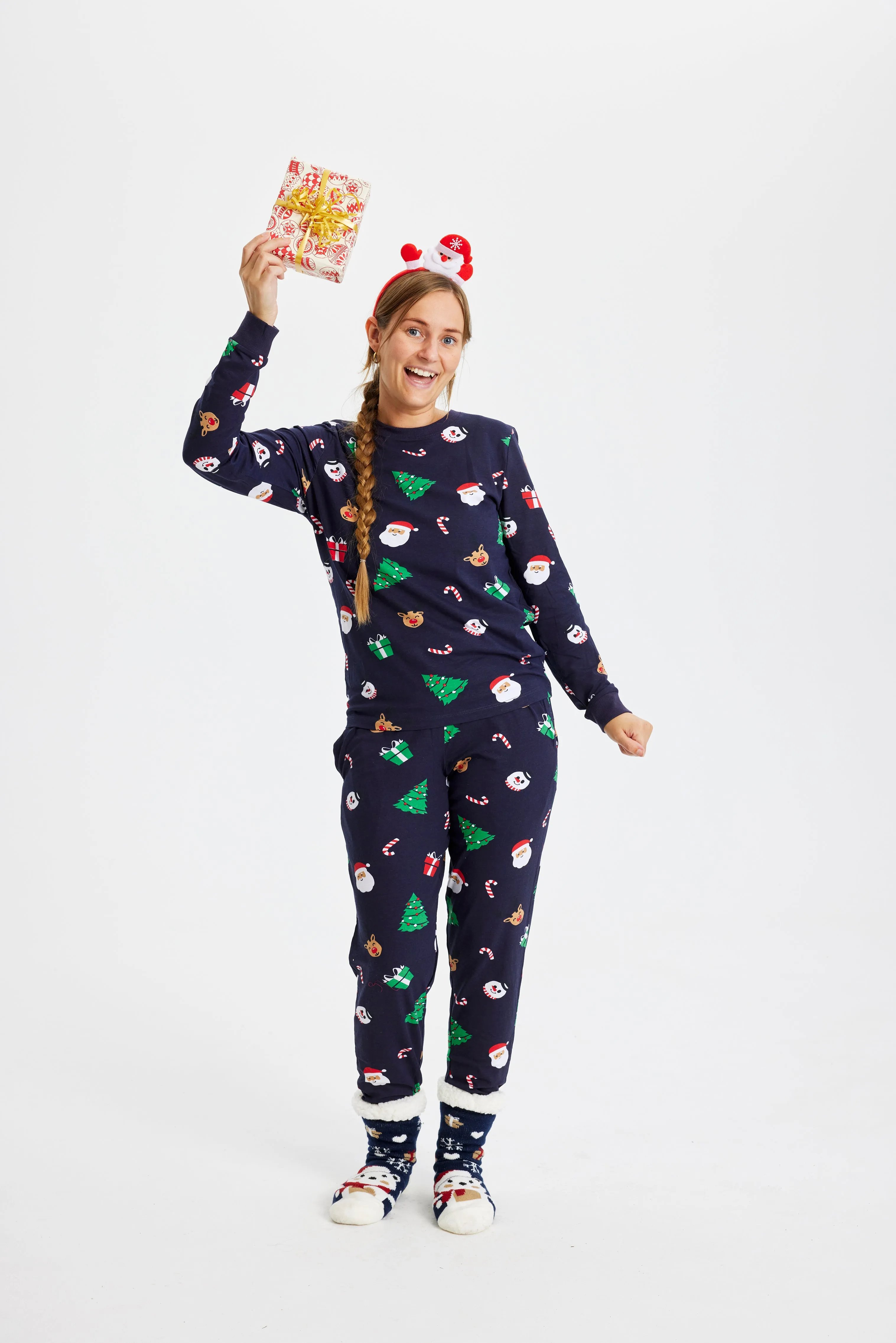 Nice christmas pyjamas navy - Women sold by Christmas Sweats