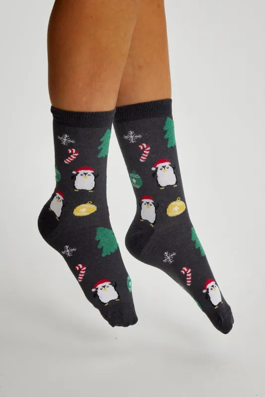 Penguin Christmas socks sold by Christmas Sweats