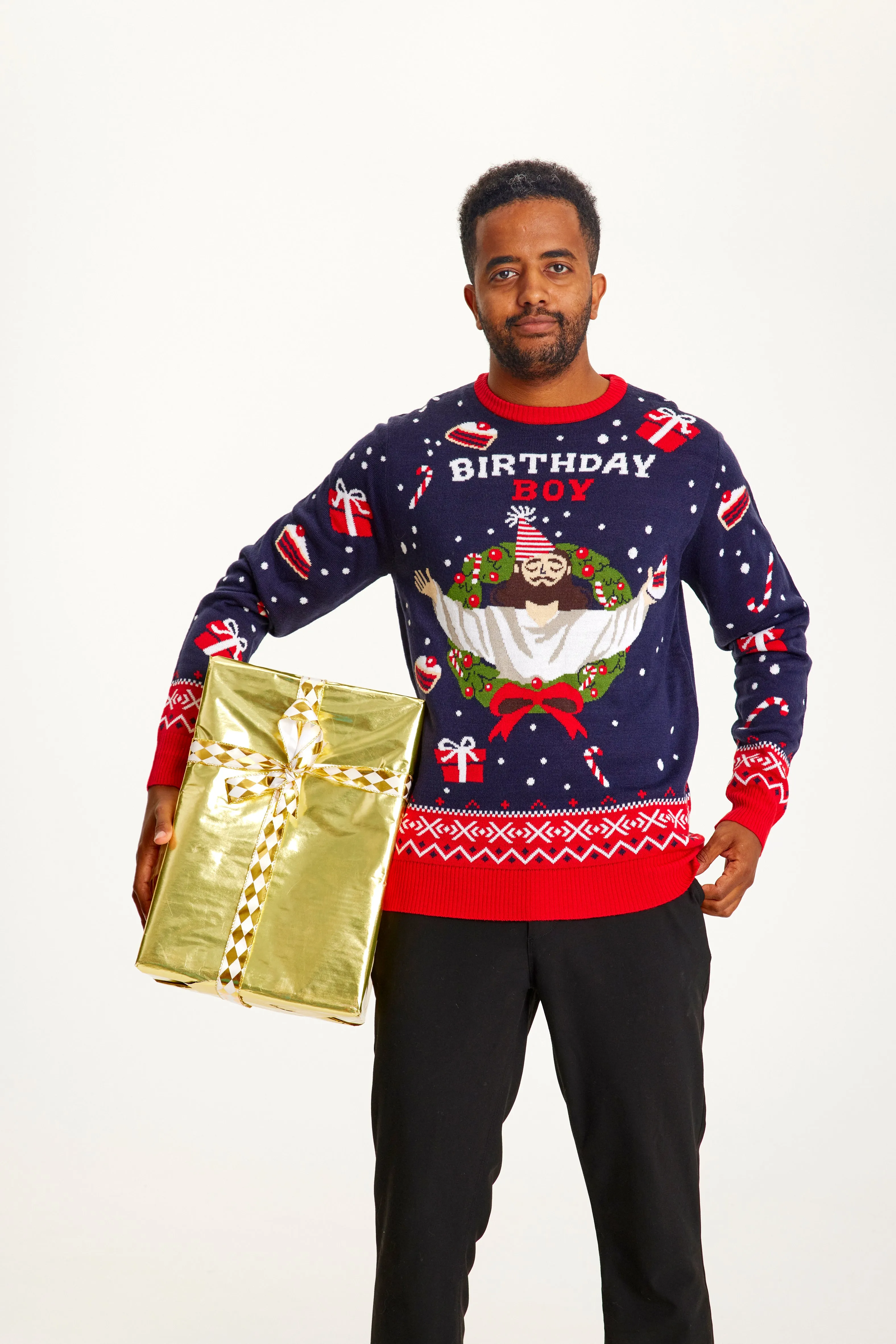 Birthday Boy Sweater - Men sold by Christmas Sweats