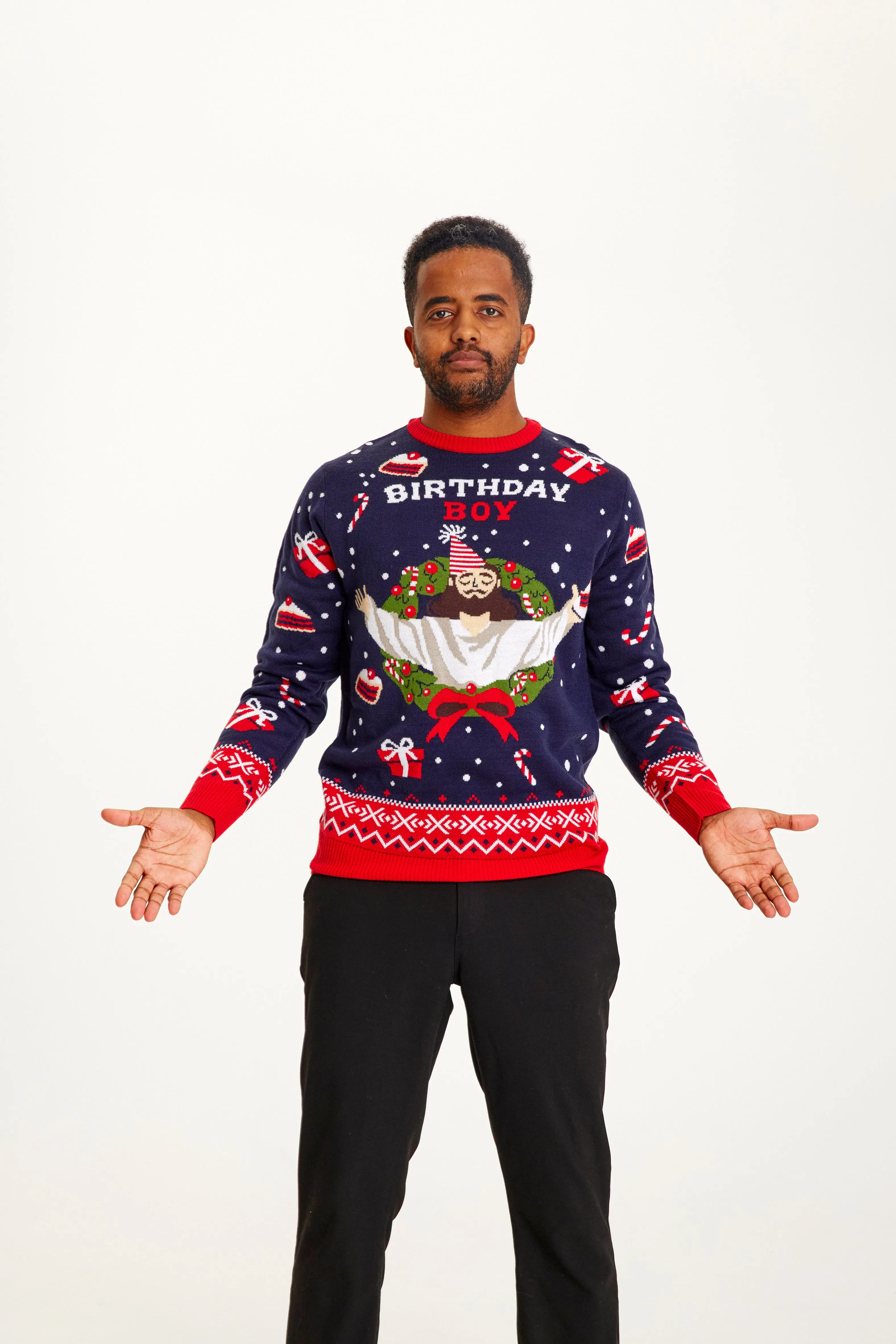 Birthday Boy Sweater - Men sold by Christmas Sweats product image thumbnail 2