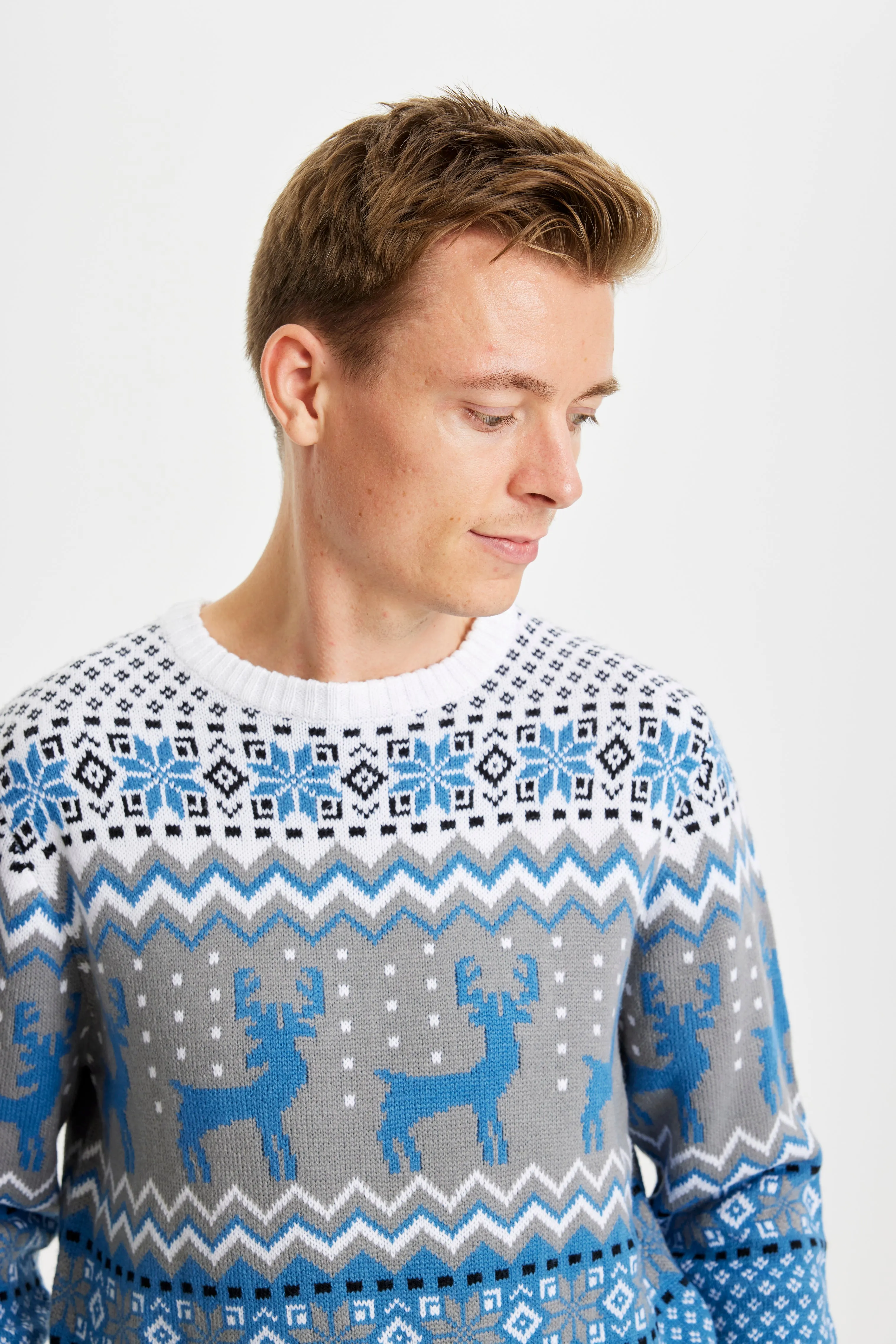 Traditional Sweater Blue - Men sold by Christmas Sweats product image thumbnail 3