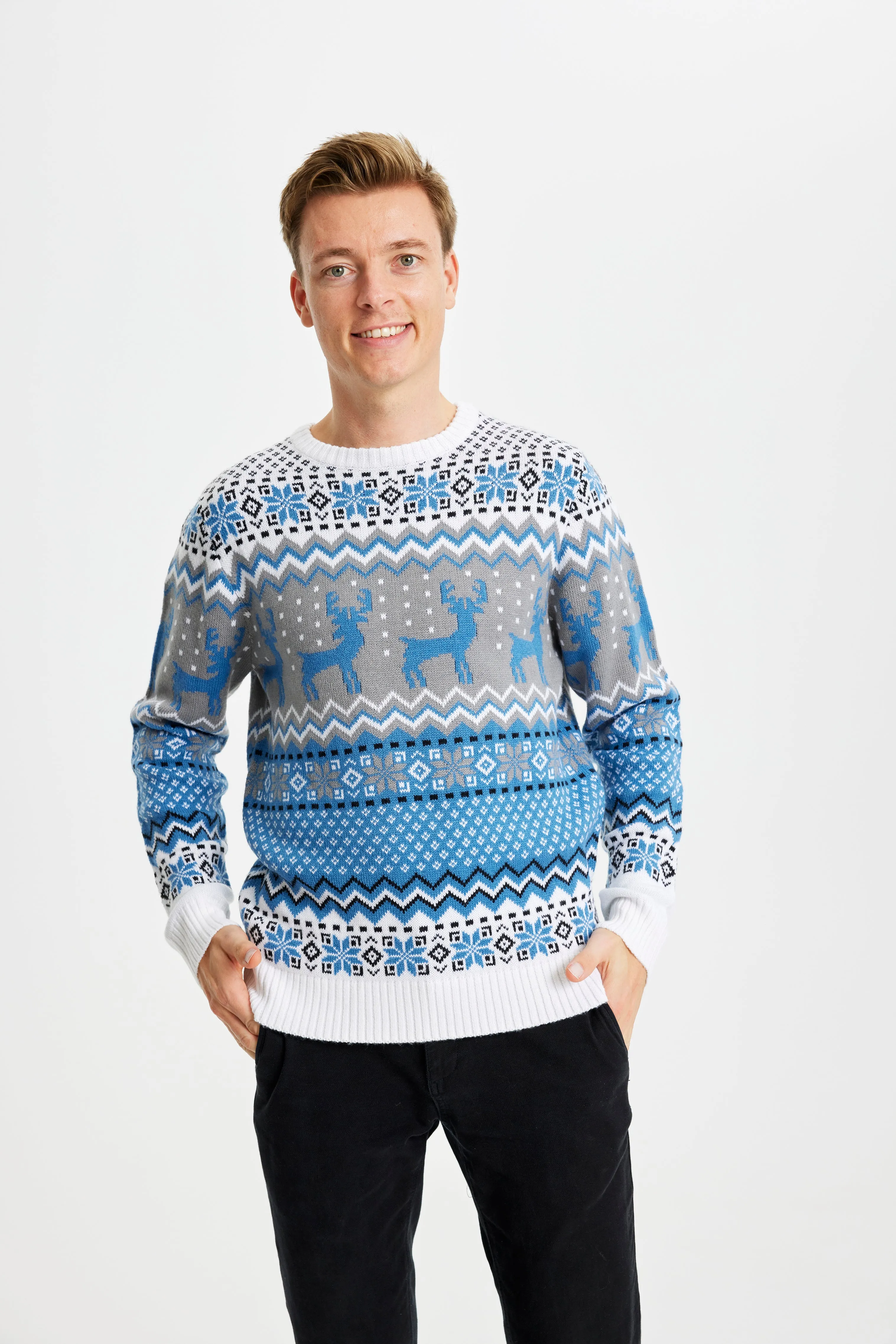 Traditional Sweater Blue - Men sold by Christmas Sweats product image thumbnail 2