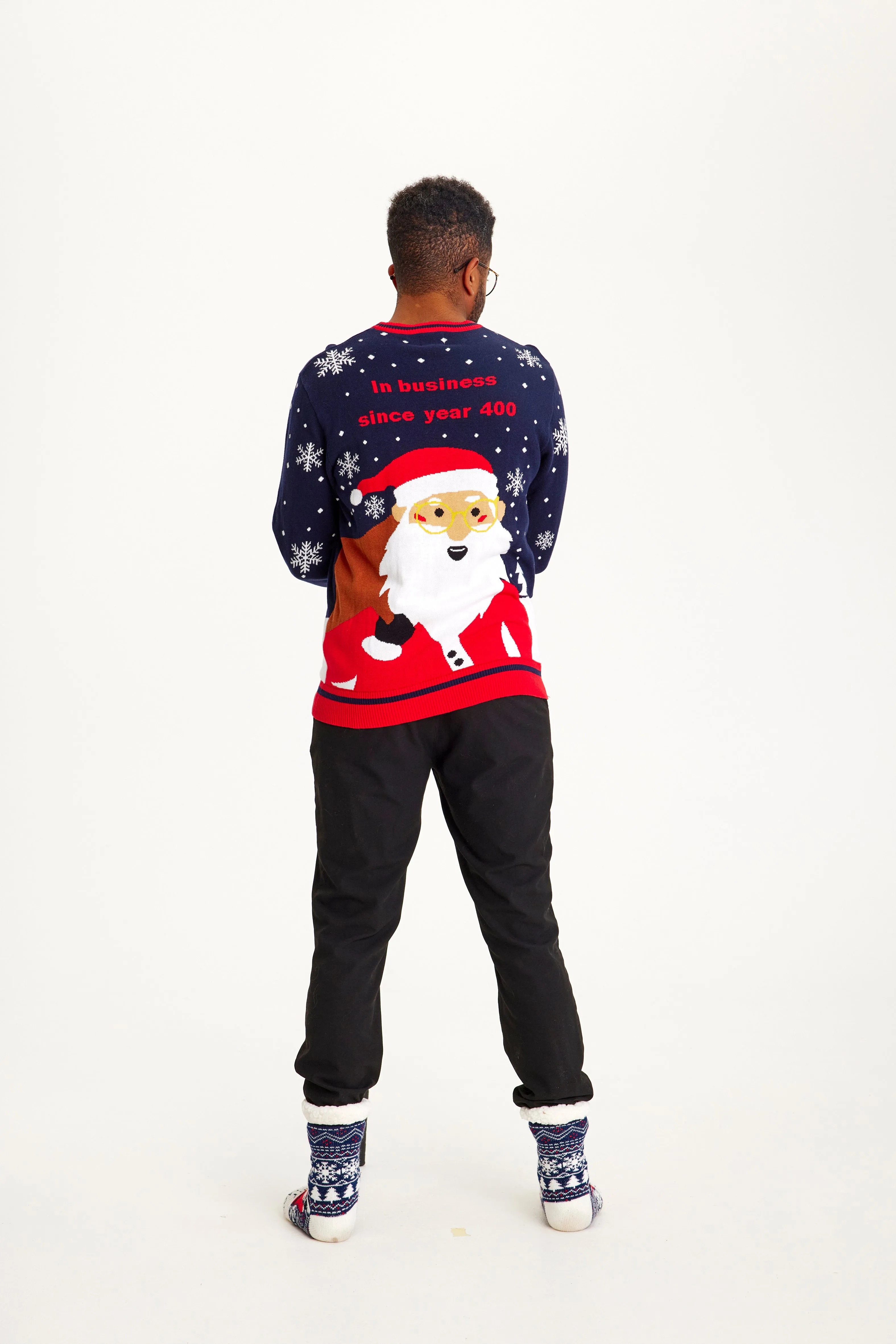 Santa's Retirement Home - Men. sold by Christmas Sweats product image thumbnail 3