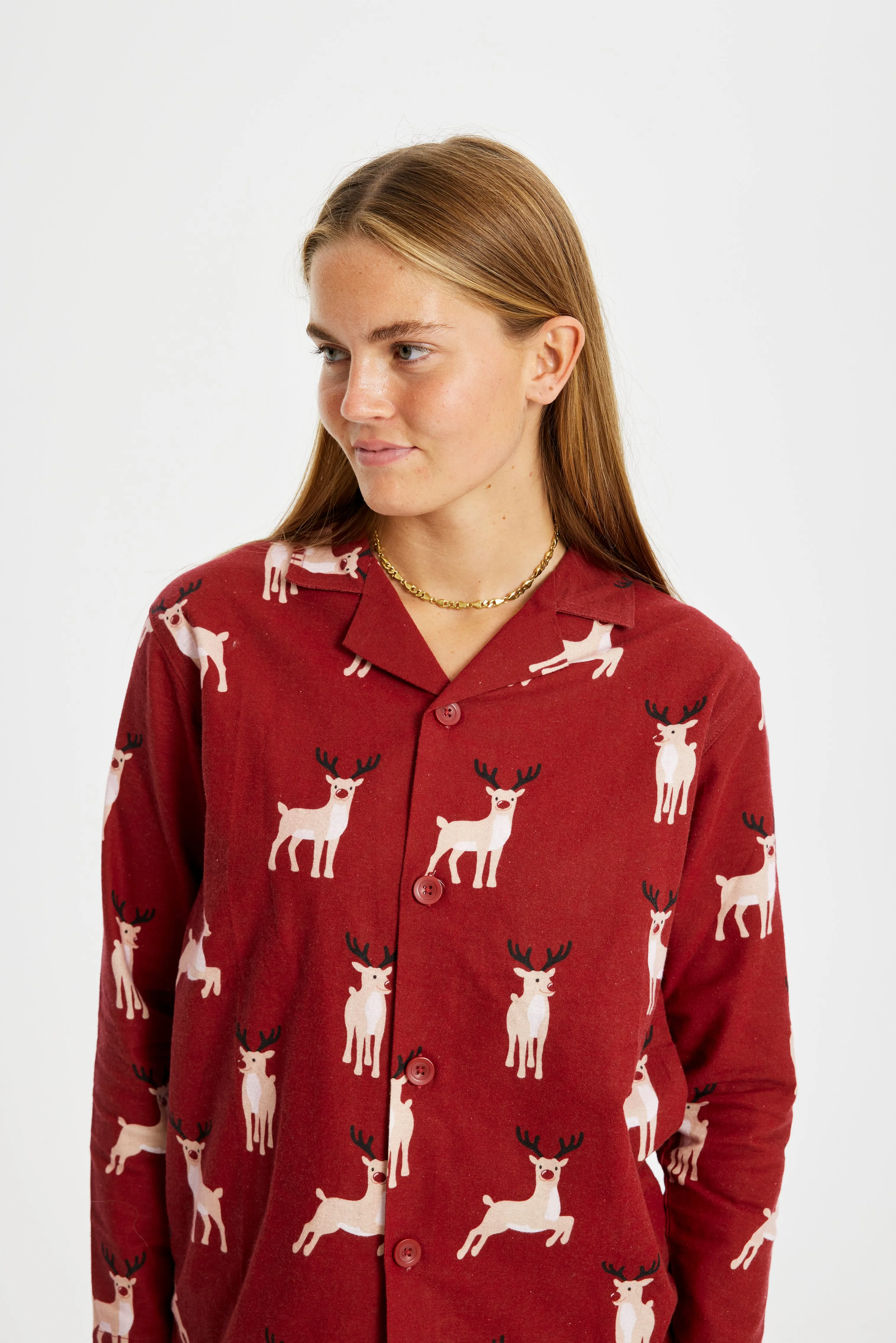 Christmas Deer Pyjamas Flannel - Women. sold by Christmas Sweats product image thumbnail 3