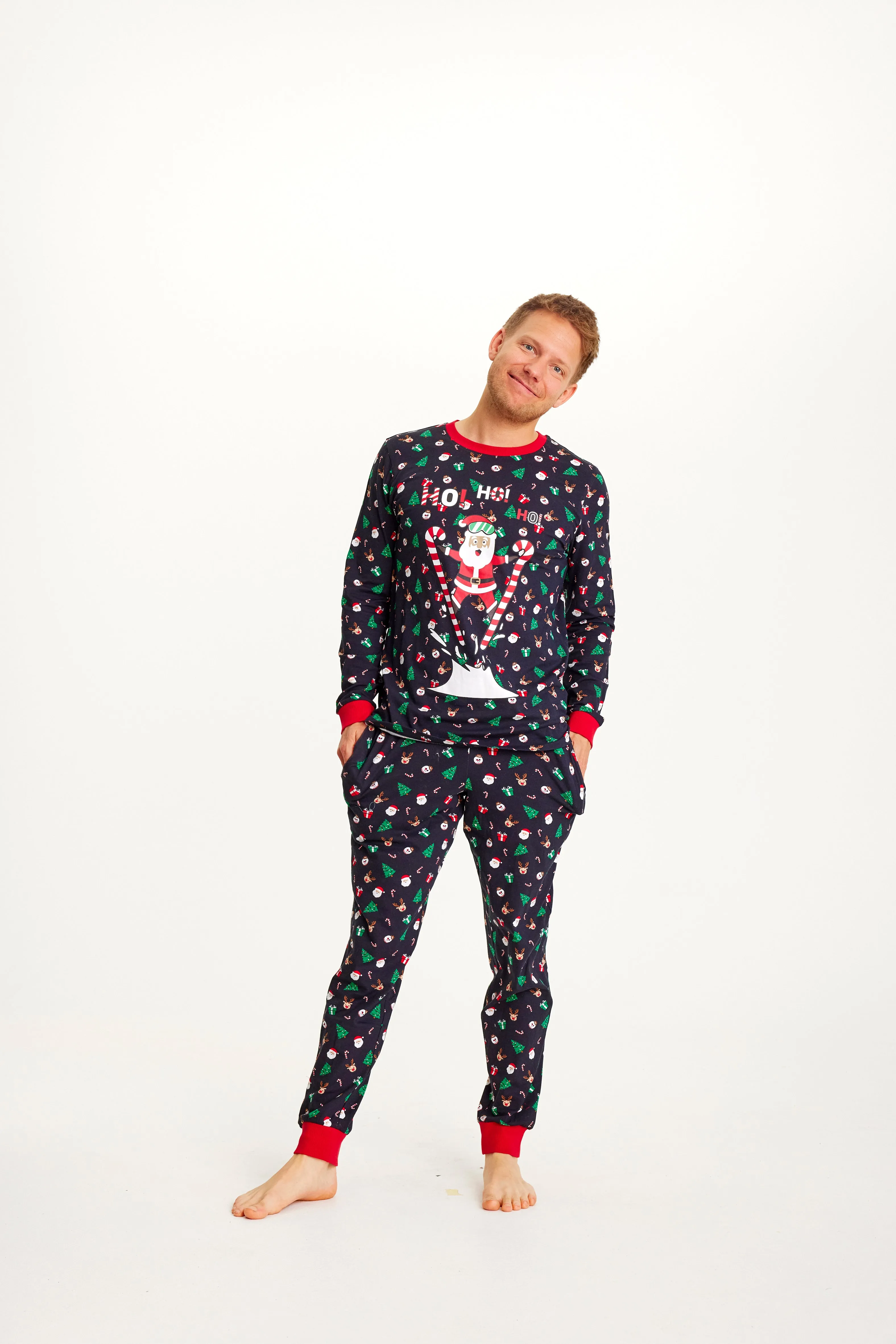 Flying Santa Pajamas - Men sold by Christmas Sweats product image thumbnail 4