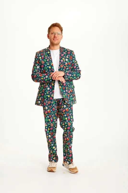 The awesome christmas suit green sold by Christmas Sweats
