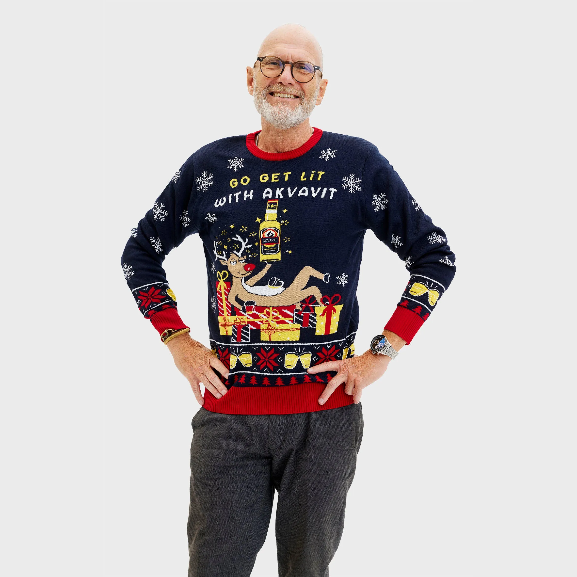 The akvavit sweater - Men sold by Christmas Sweats