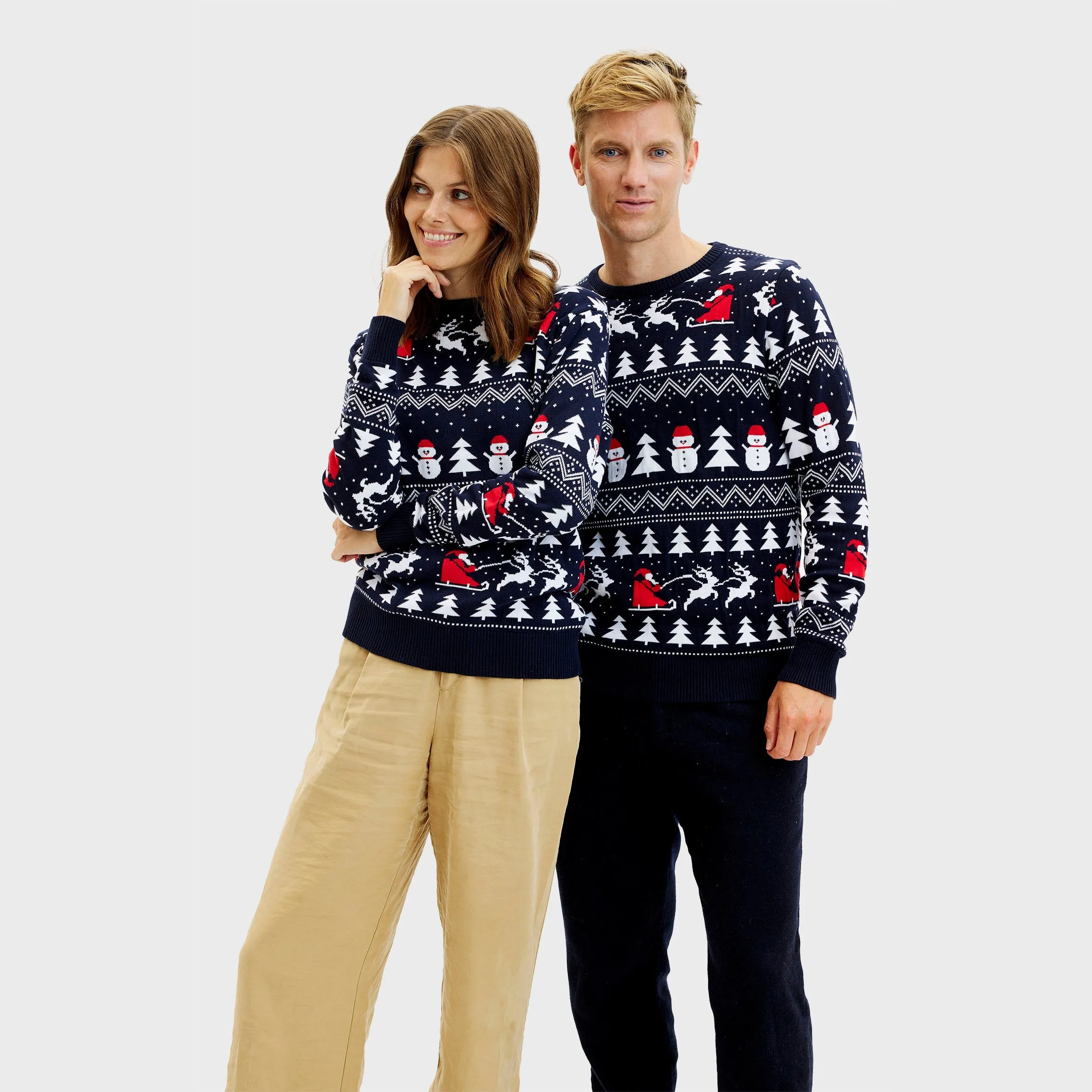 The Stylish Navy Christmas Sweater – Men sold by Christmas Sweats product image thumbnail 4