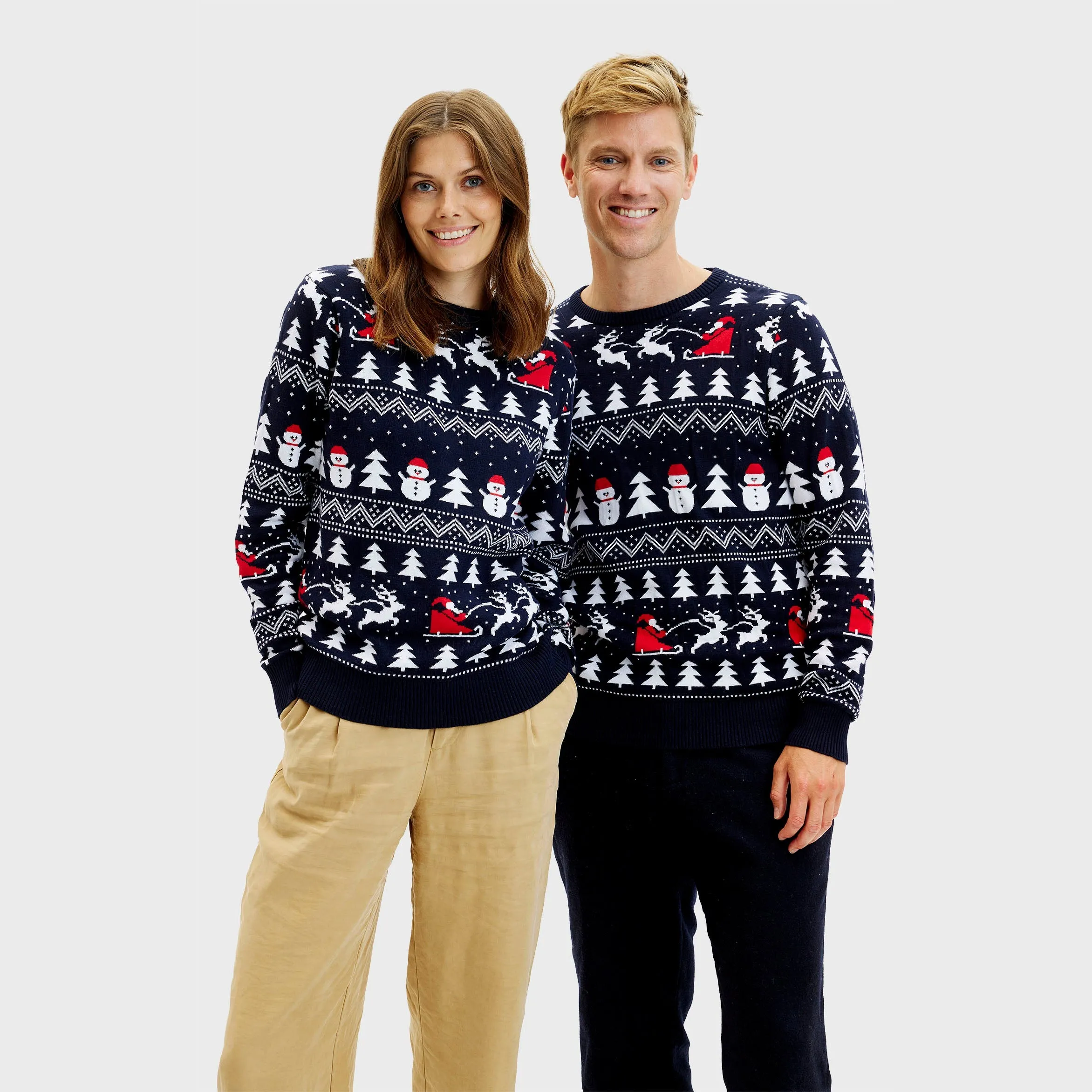 The Stylish Navy Christmas Sweater – Men sold by Christmas Sweats product image thumbnail 2