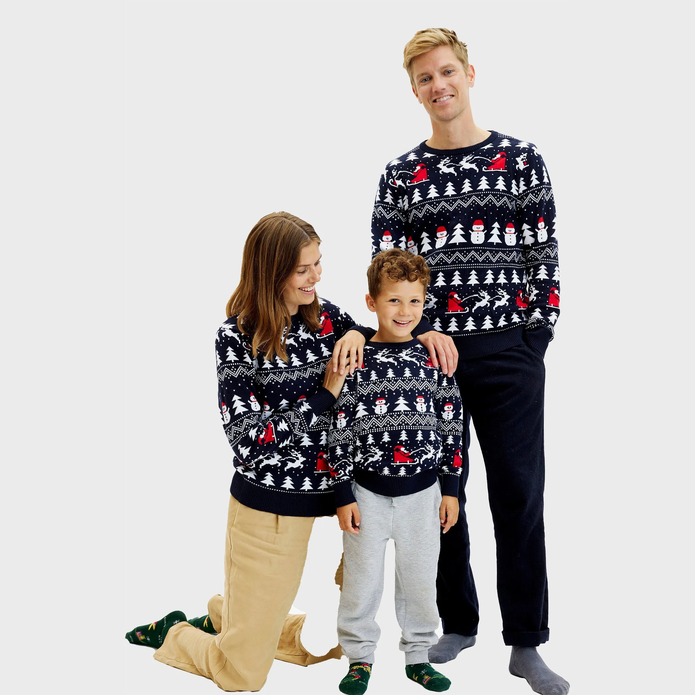 The Stylish Navy Christmas Sweater – Men sold by Christmas Sweats product image thumbnail 3