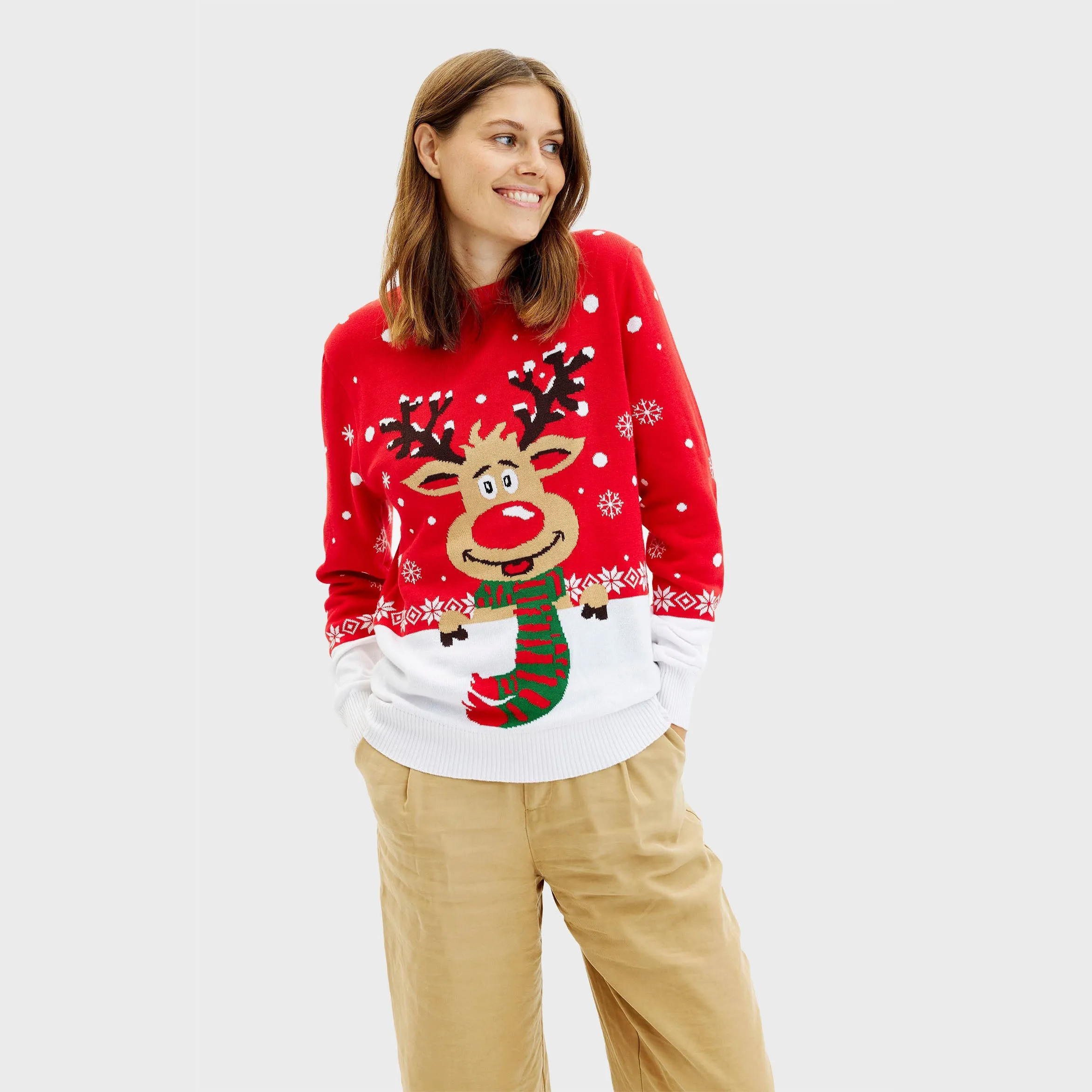 Rudolph’s Red Christmas Sweater – Women sold by Christmas Sweats product image thumbnail 3