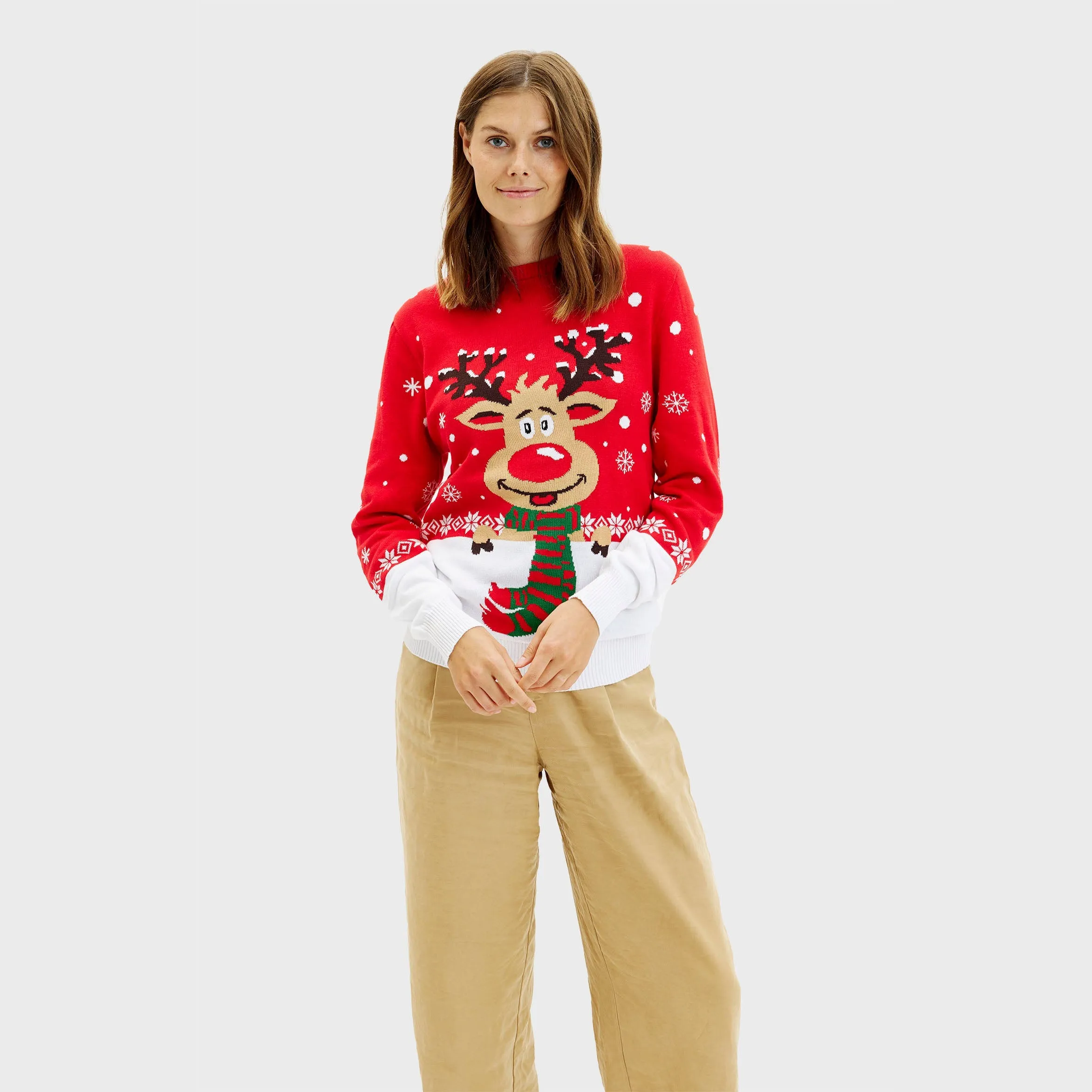 Rudolph’s Red Christmas Sweater – Women sold by Christmas Sweats product image thumbnail 4