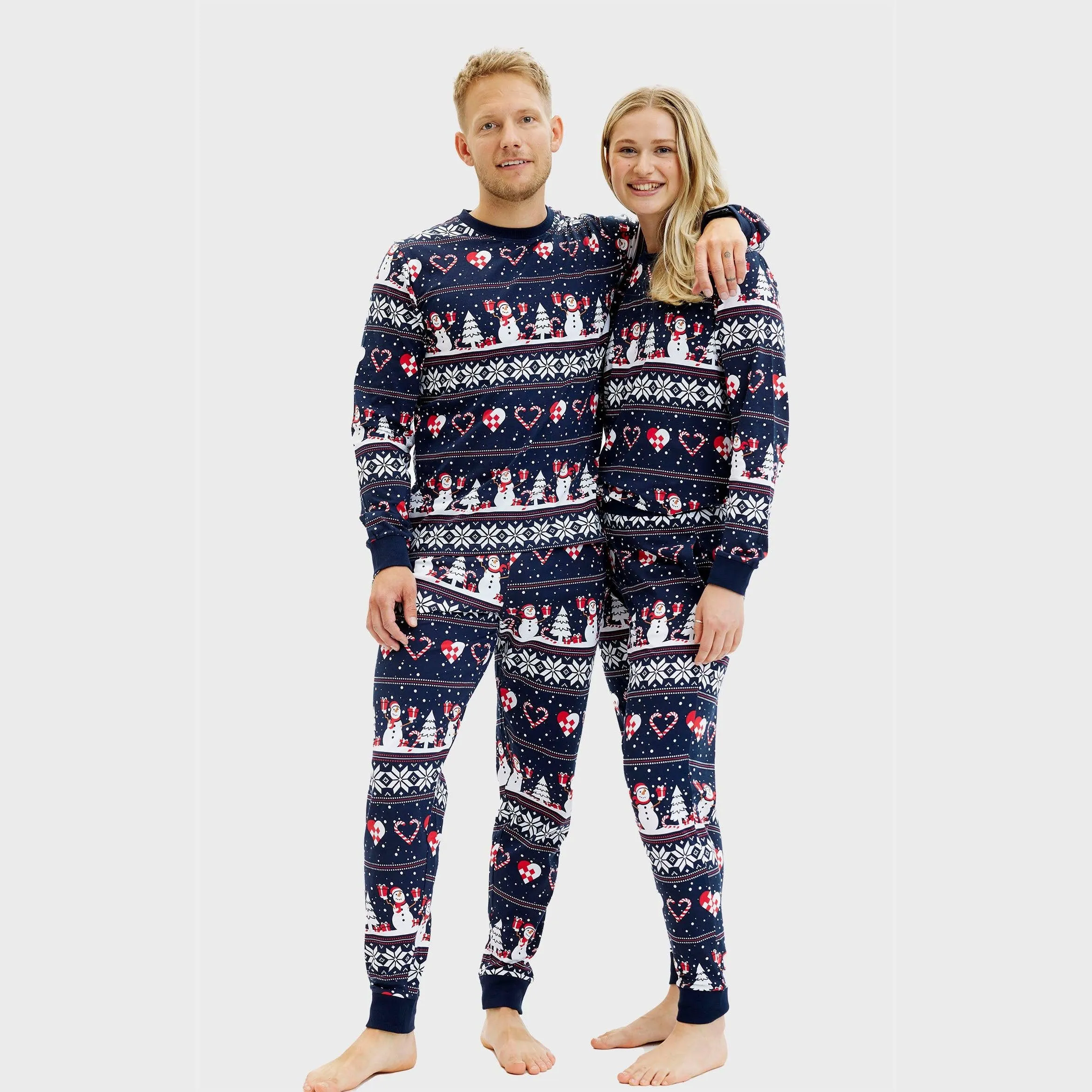 Christmas Heart Pyjamas Navy – Men sold by Christmas Sweats product image thumbnail 2