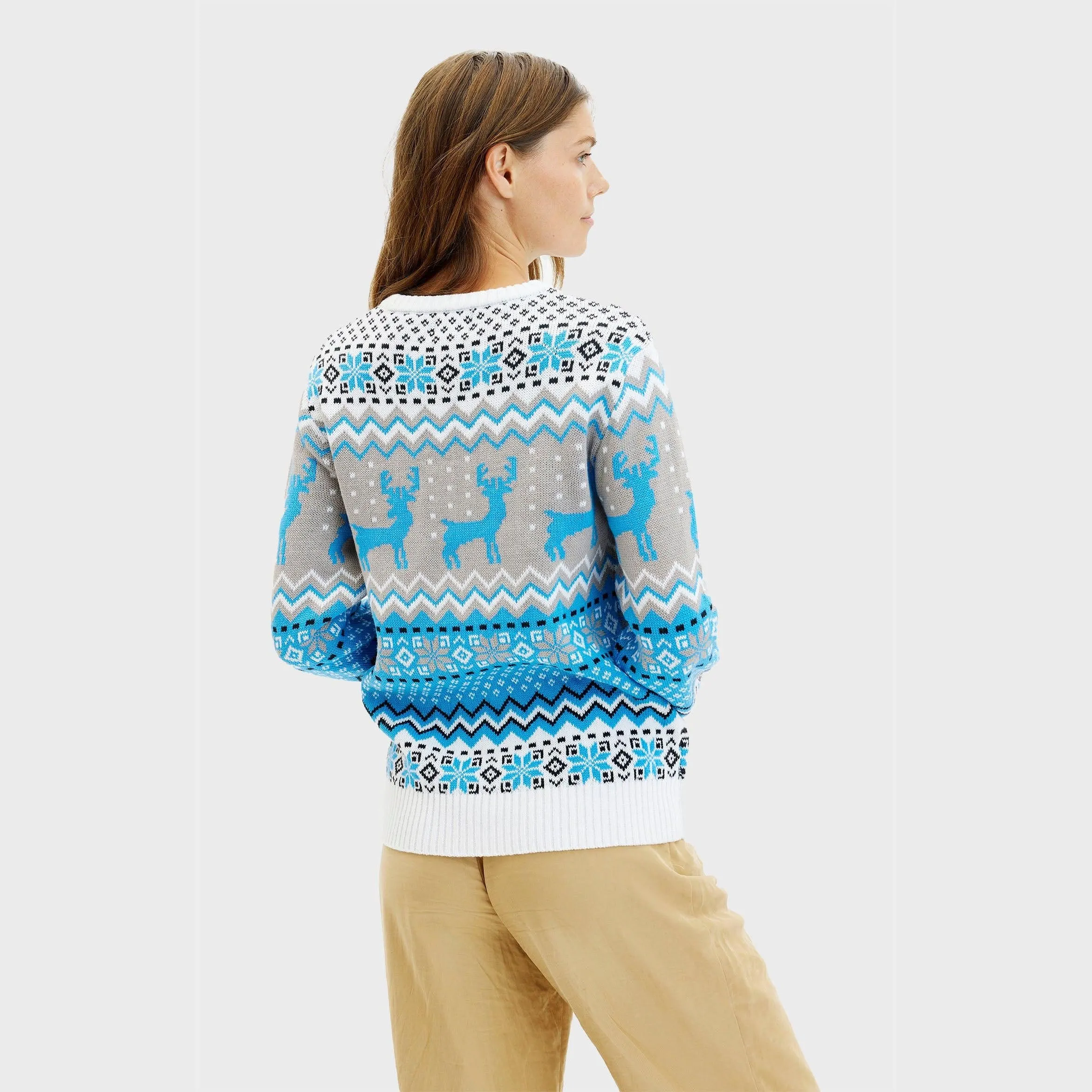 Traditional Blue Christmas Sweater – Women sold by Christmas Sweats product image thumbnail 5