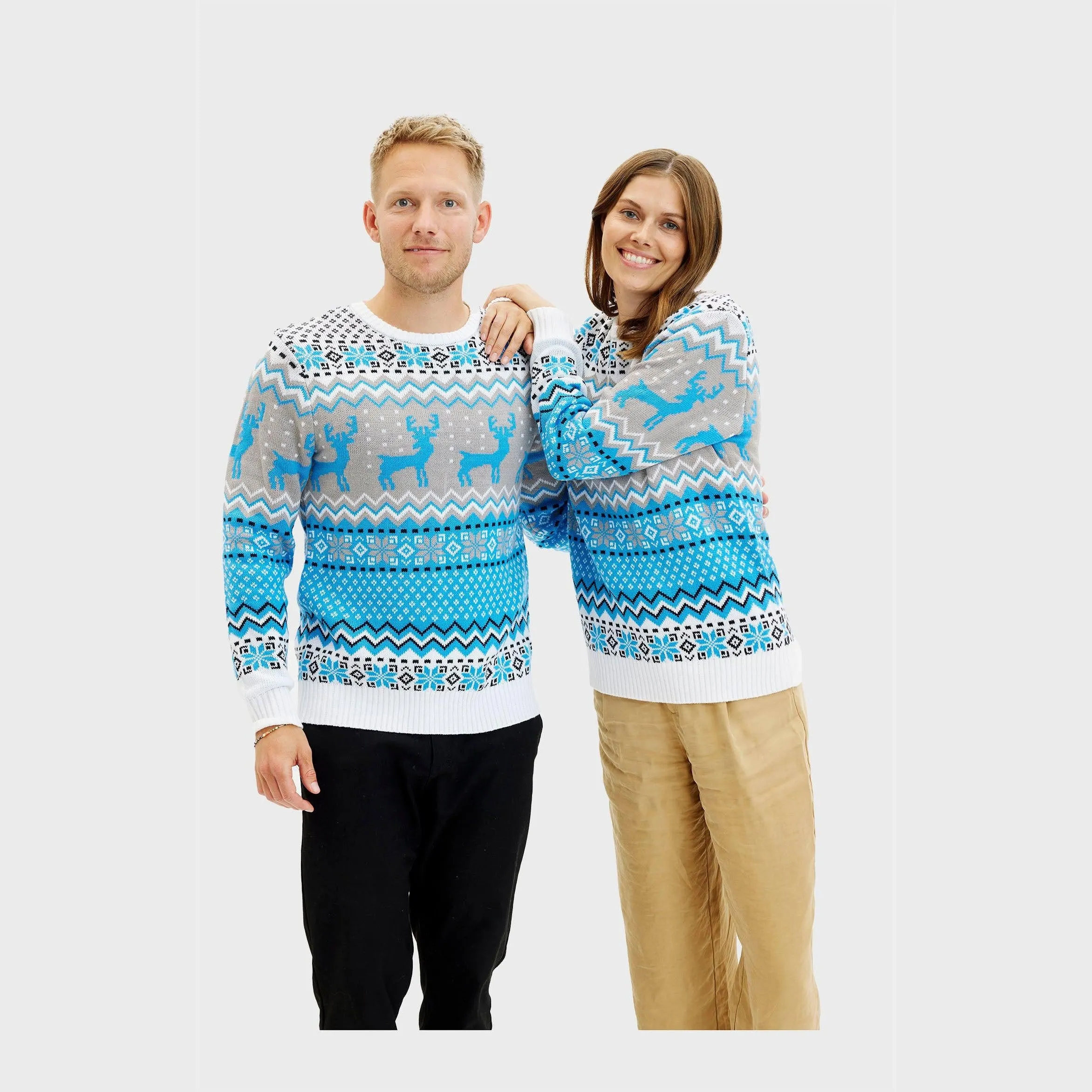 Traditional Blue Christmas Sweater – Women sold by Christmas Sweats product image thumbnail 2