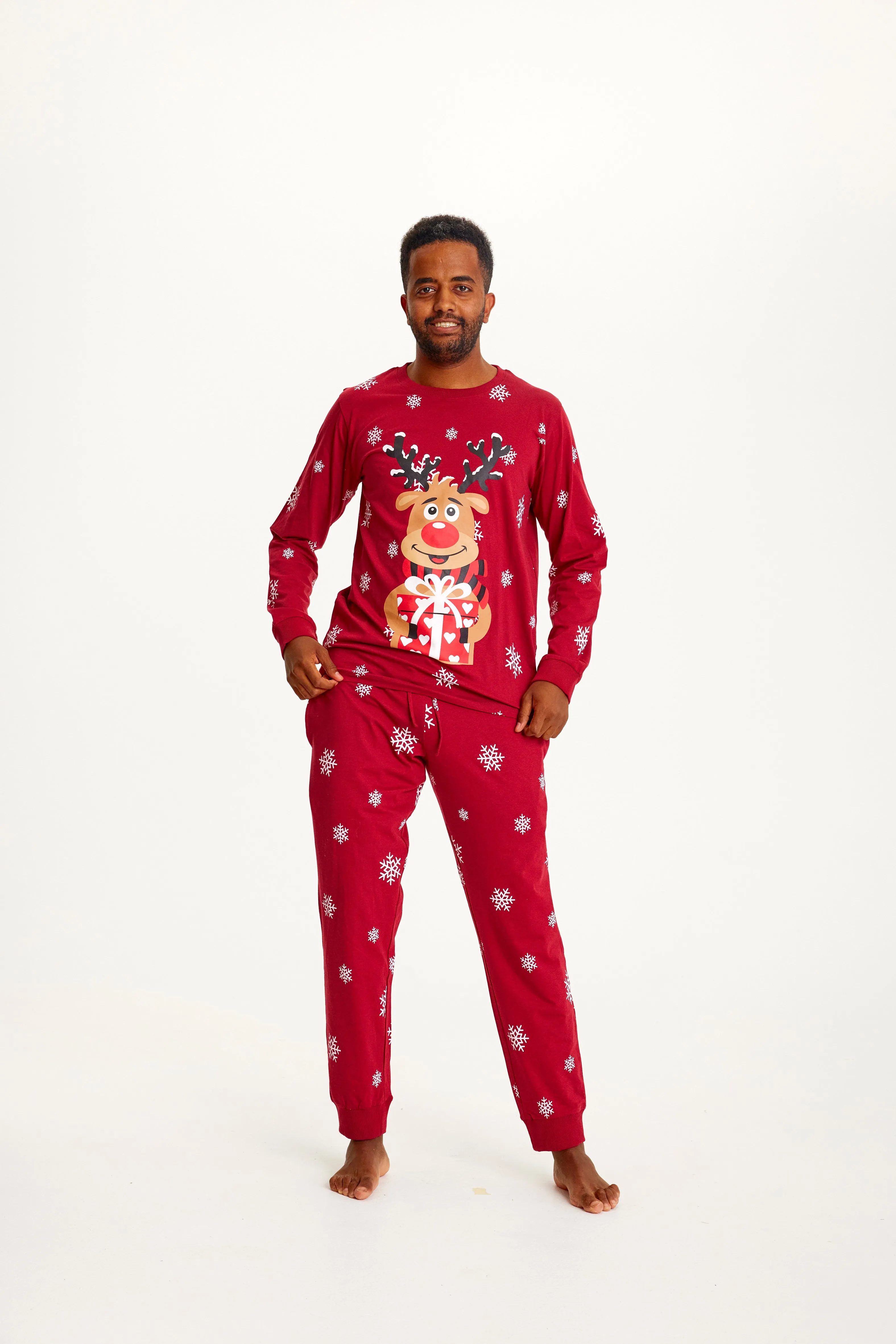Rudolph’s Cute Red Christmas Pyjamas – Men sold by Christmas Sweats