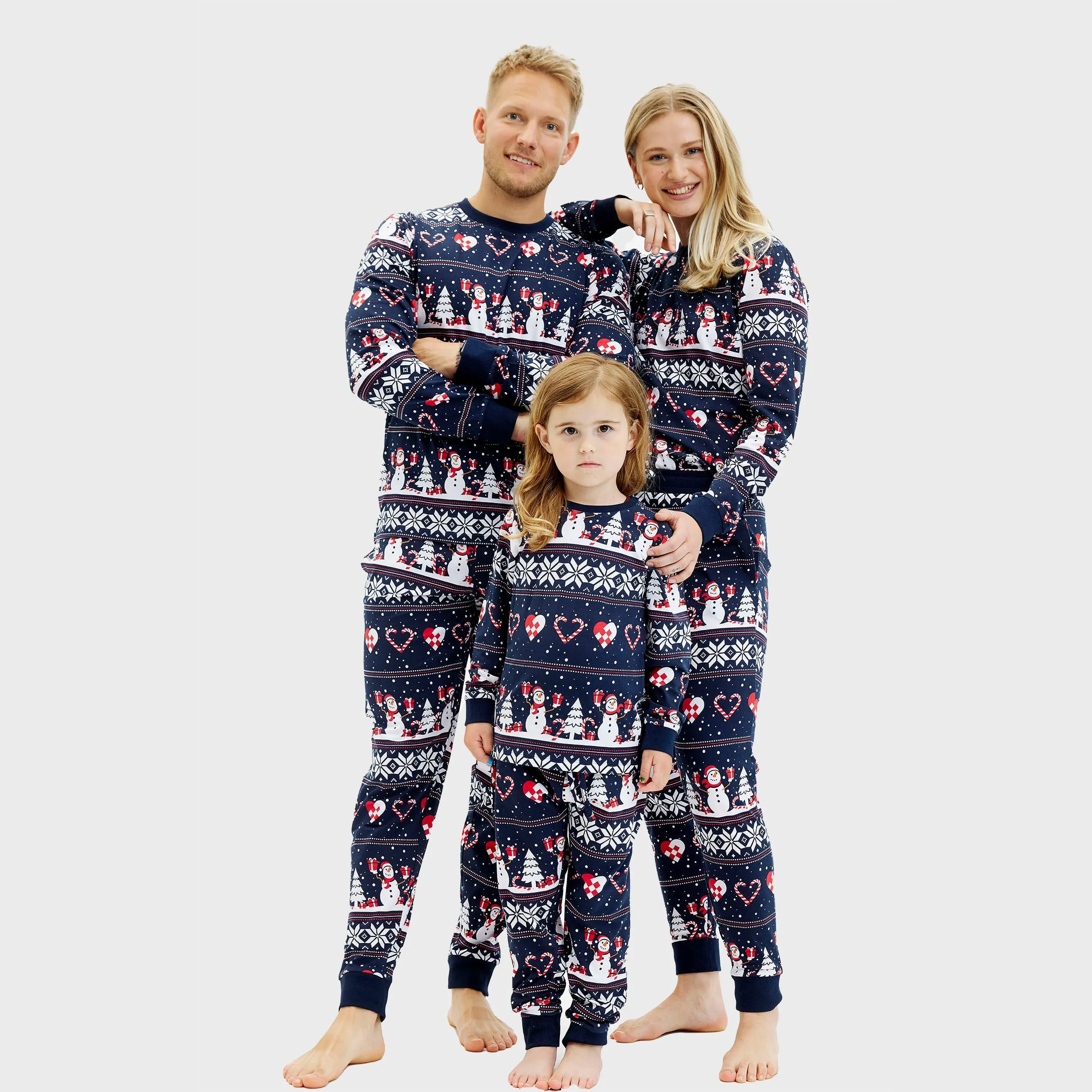 Christmas Heart Pyjamas Navy – Women sold by Christmas Sweats product image thumbnail 2