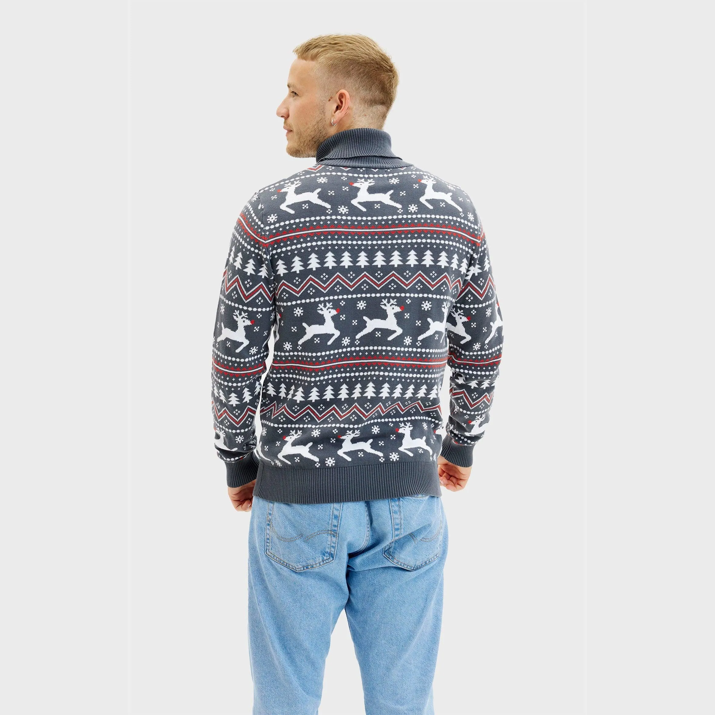 The Stylish Highneck Christmas Sweater – Men sold by Christmas Sweats product image thumbnail 4