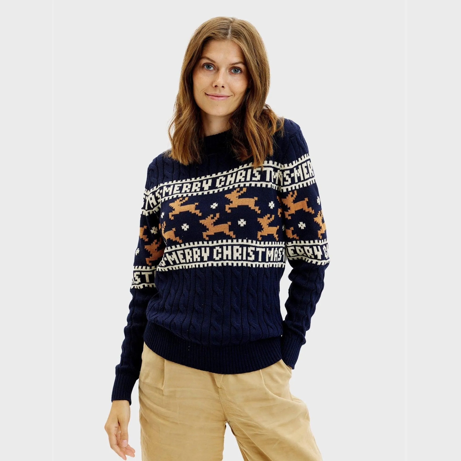 The Elegant Blue Christmas Sweater – Women sold by Christmas Sweats