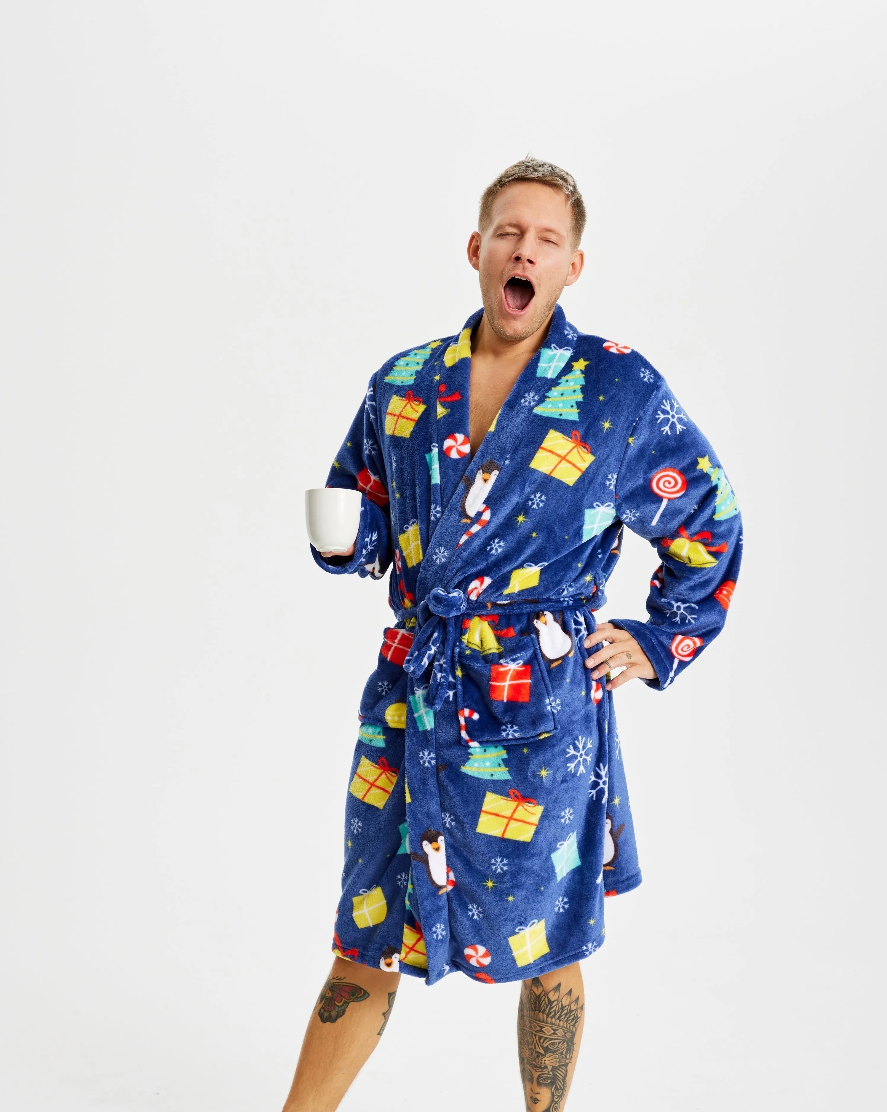 Bathrobe – Navy sold by Christmas Sweats