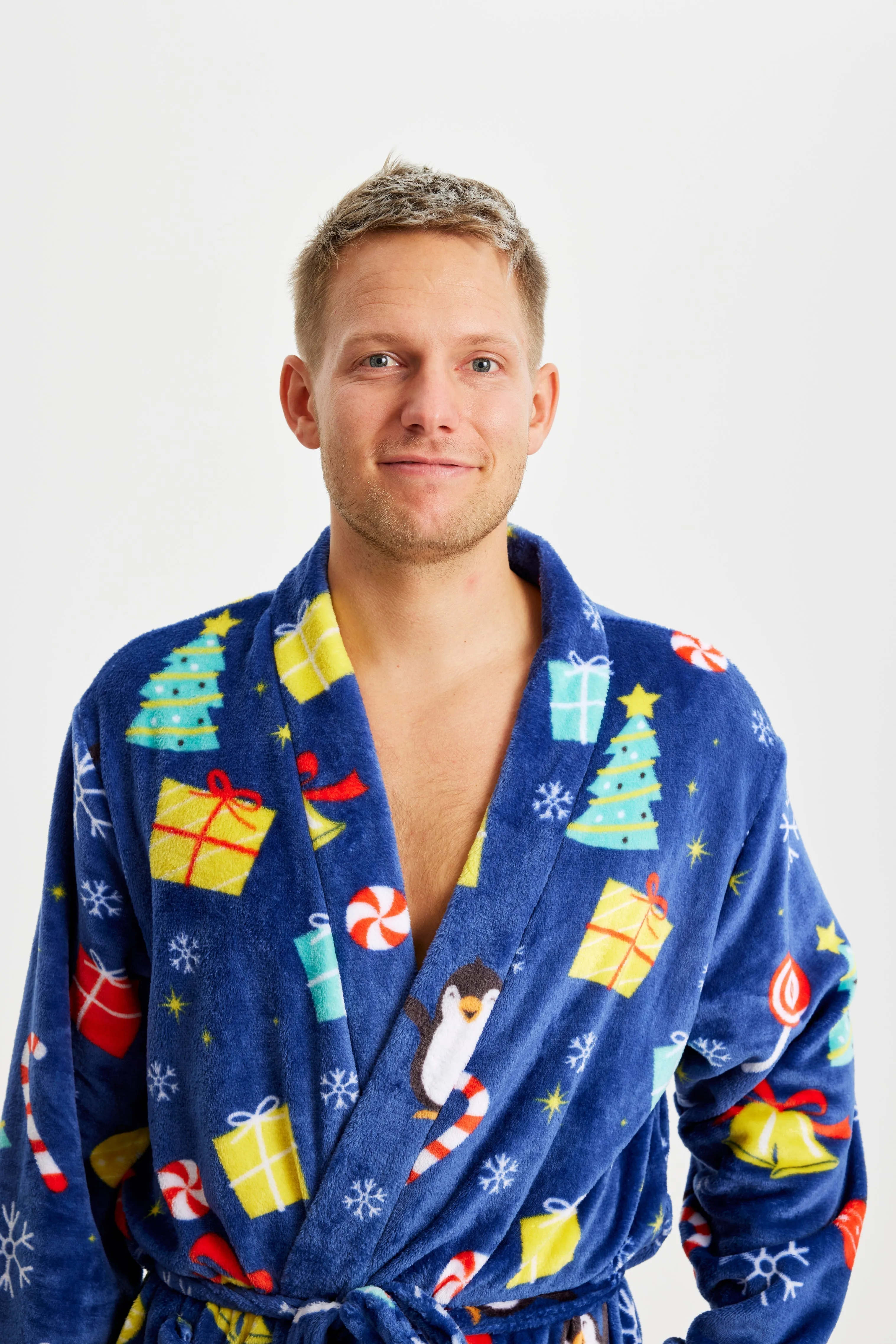 Bathrobe – Navy sold by Christmas Sweats product image thumbnail 2