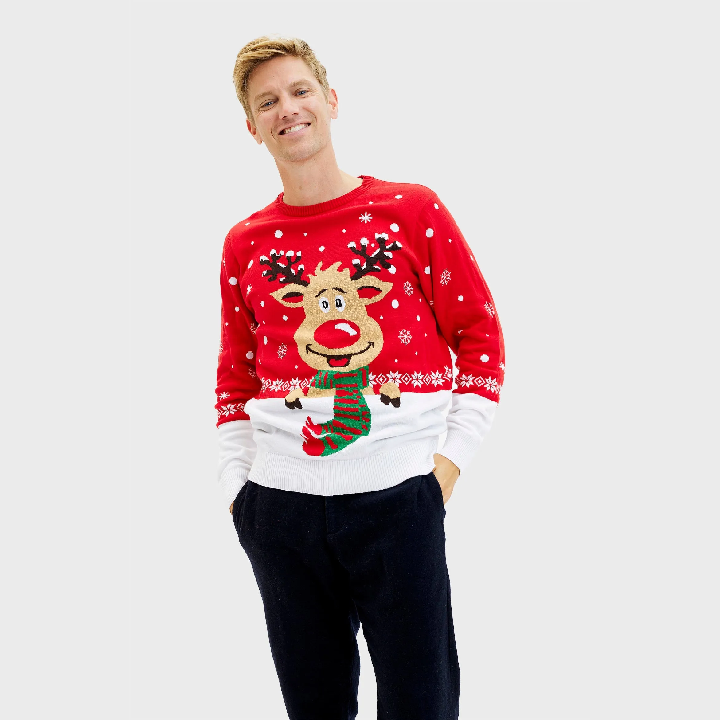 Rudolph’s Red Christmas Sweater – Men sold by Christmas Sweats product image thumbnail 4