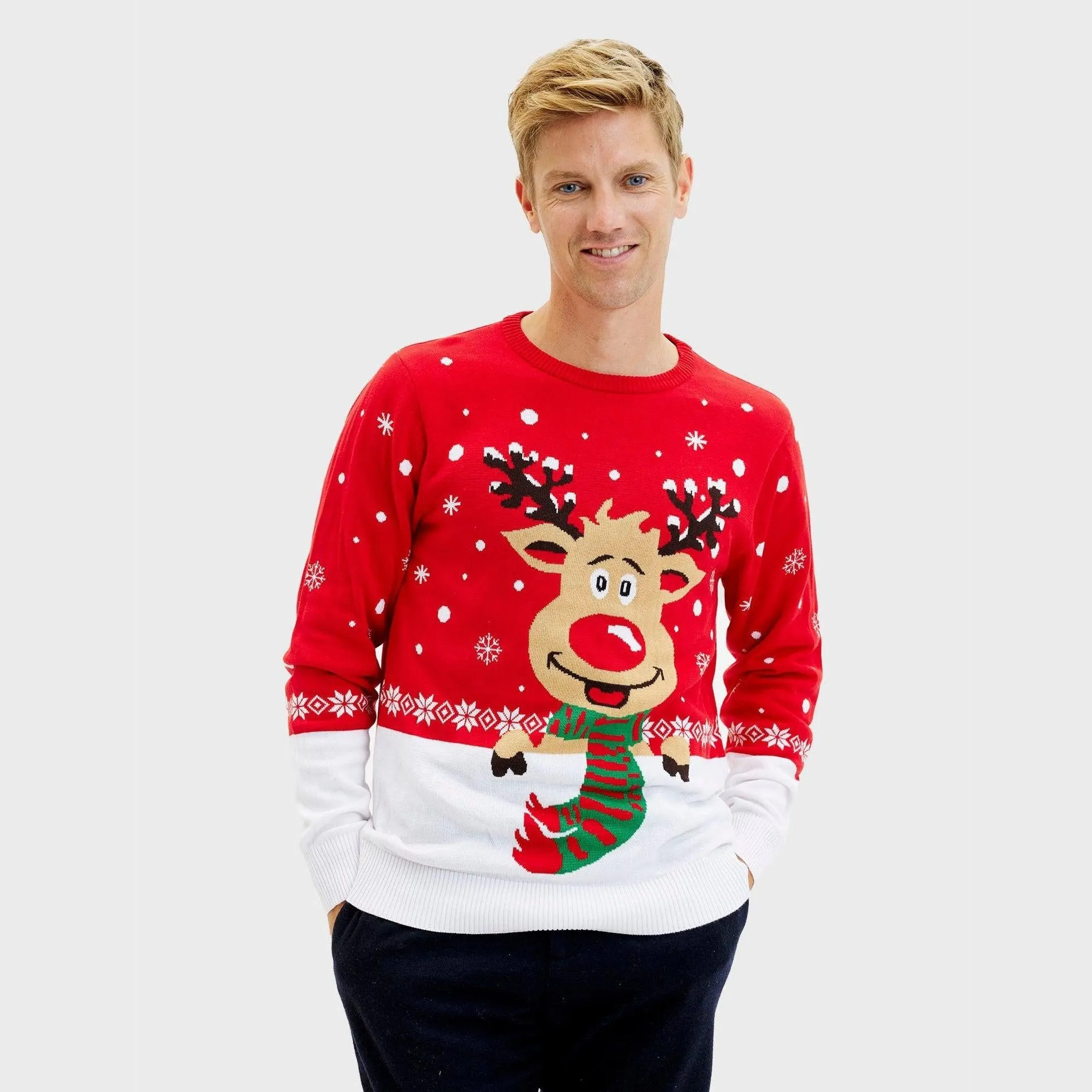 Rudolph’s Red Christmas Sweater – Men sold by Christmas Sweats