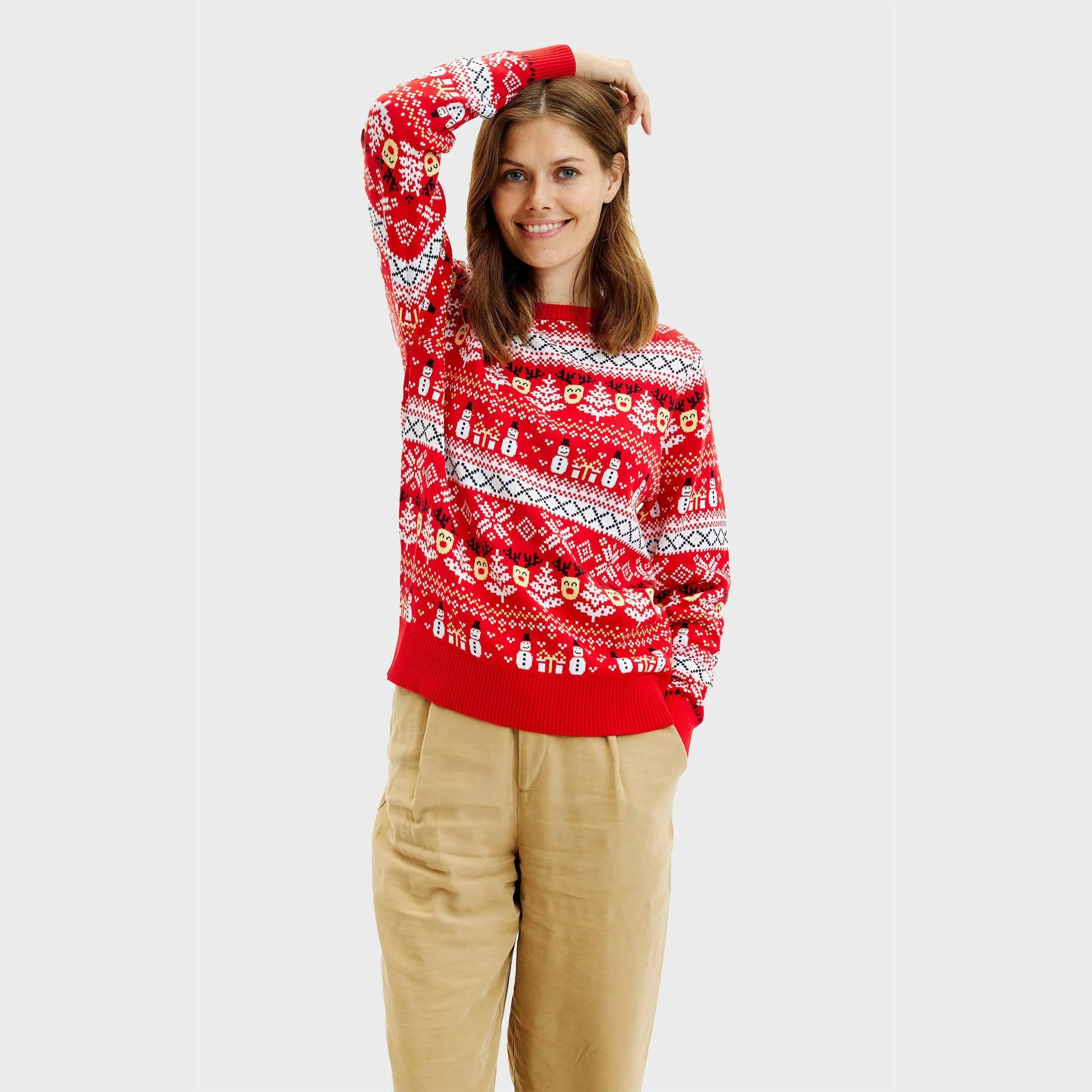 The Reinstyle Christmas Sweater Red – Women sold by Christmas Sweats product image thumbnail 4