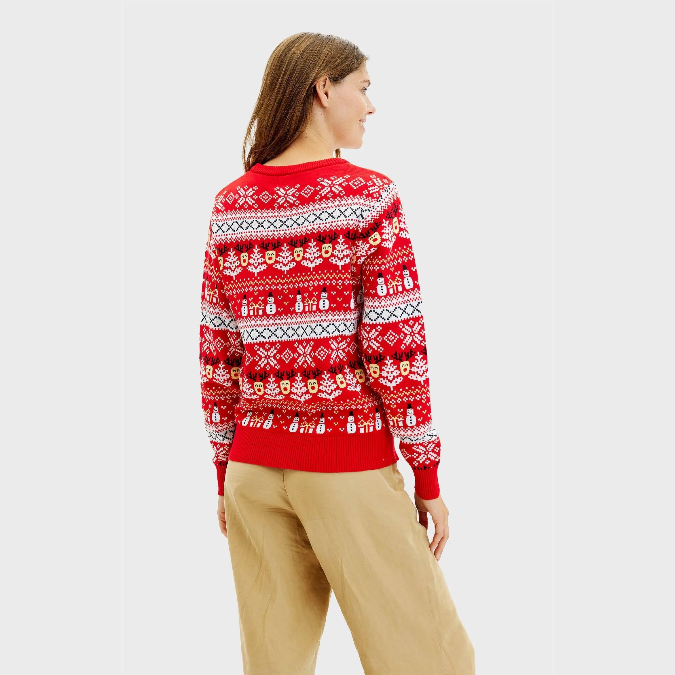 The Reinstyle Christmas Sweater Red – Women sold by Christmas Sweats product image thumbnail 5