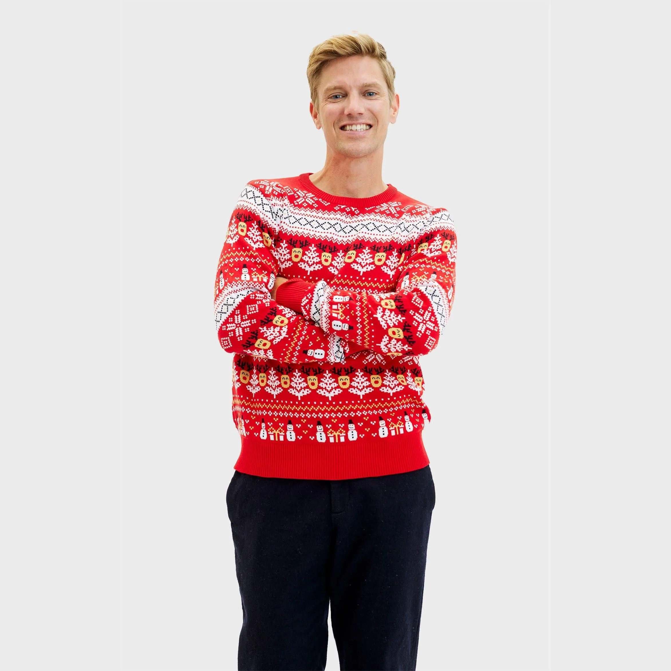 The Reinstyle Christmas Sweater Red – Men sold by Christmas Sweats product image thumbnail 3