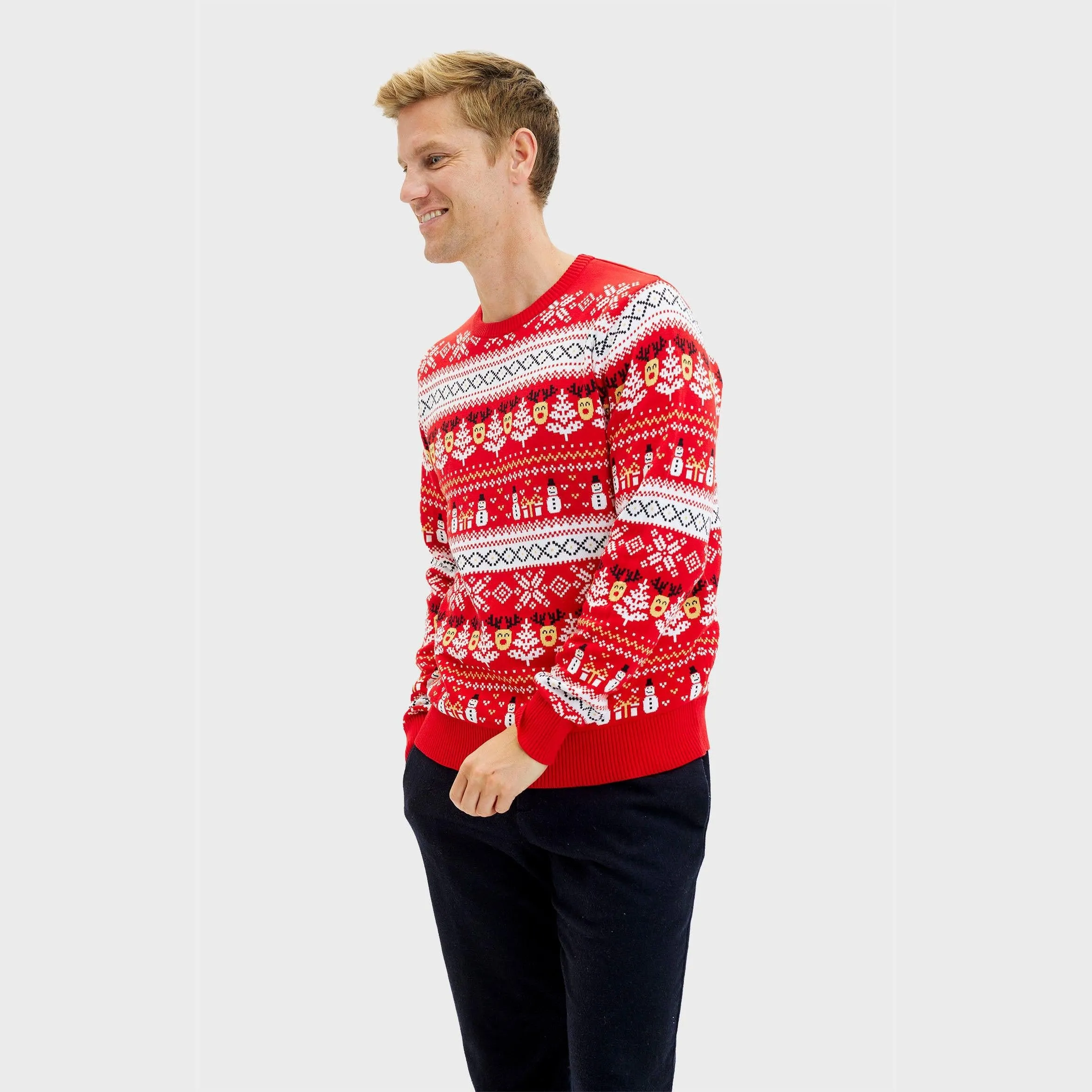 The Reinstyle Christmas Sweater Red – Men sold by Christmas Sweats product image thumbnail 4