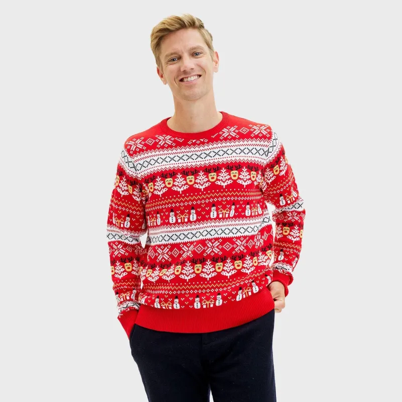 The Reinstyle Christmas Sweater Red – Men sold by Christmas Sweats