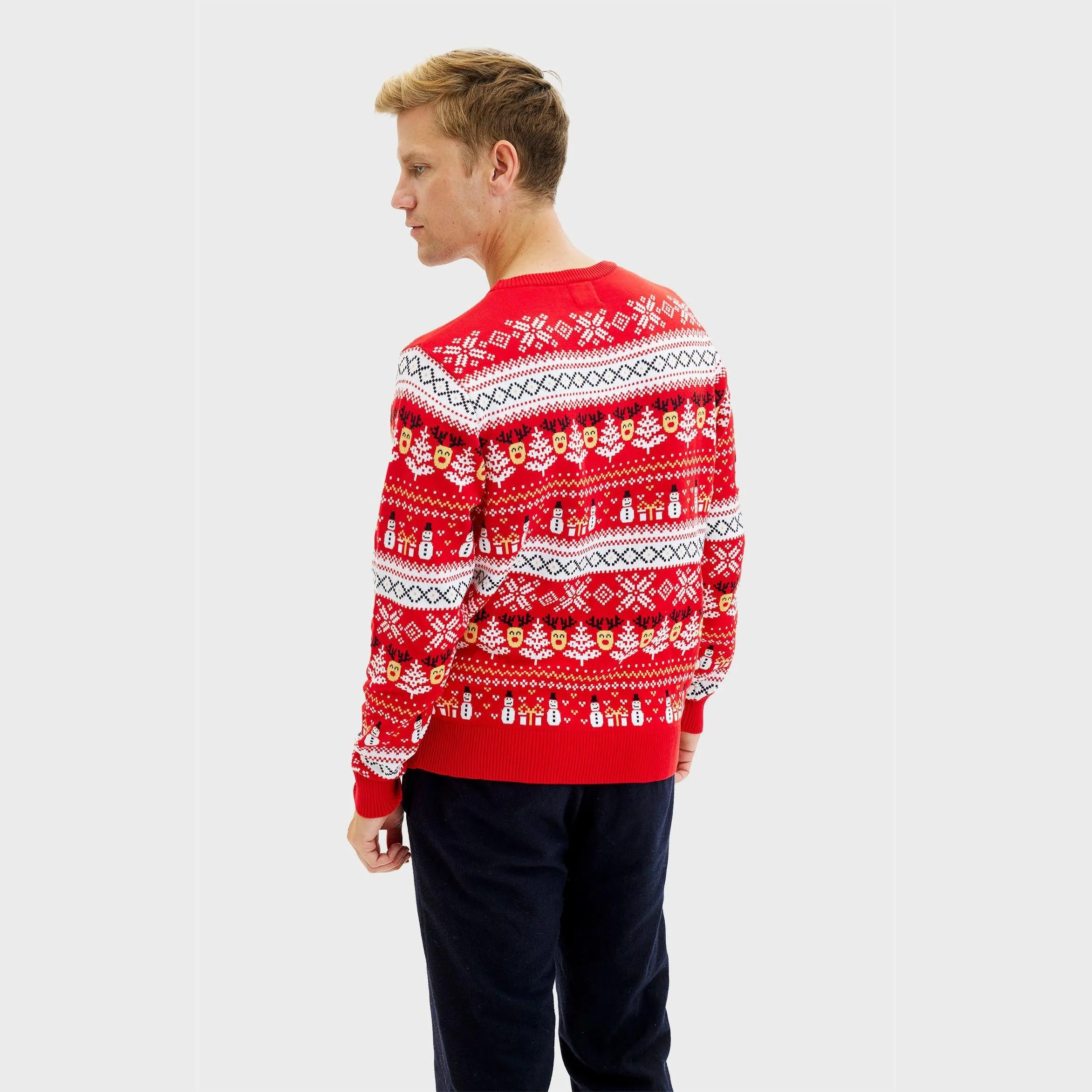 The Reinstyle Christmas Sweater Red – Men sold by Christmas Sweats product image thumbnail 5