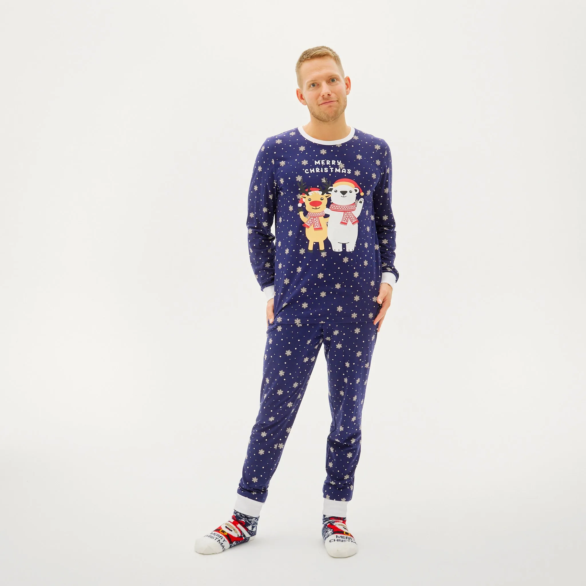 Best Friends Christmas Pyjamas – Men sold by Christmas Sweats product image thumbnail 3