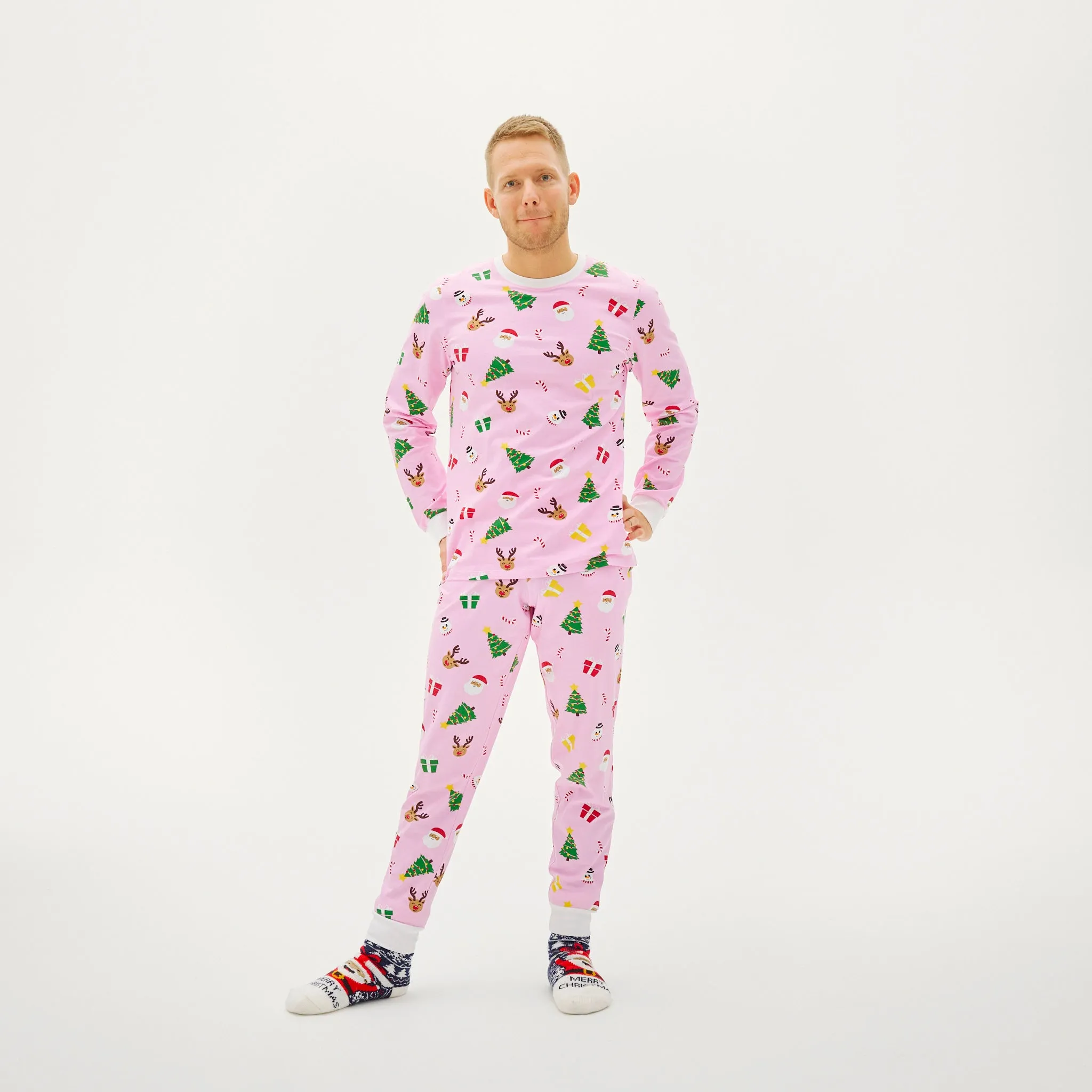 The Pinkish Christmas Pyjamas – Men sold by Christmas Sweats product image thumbnail 4