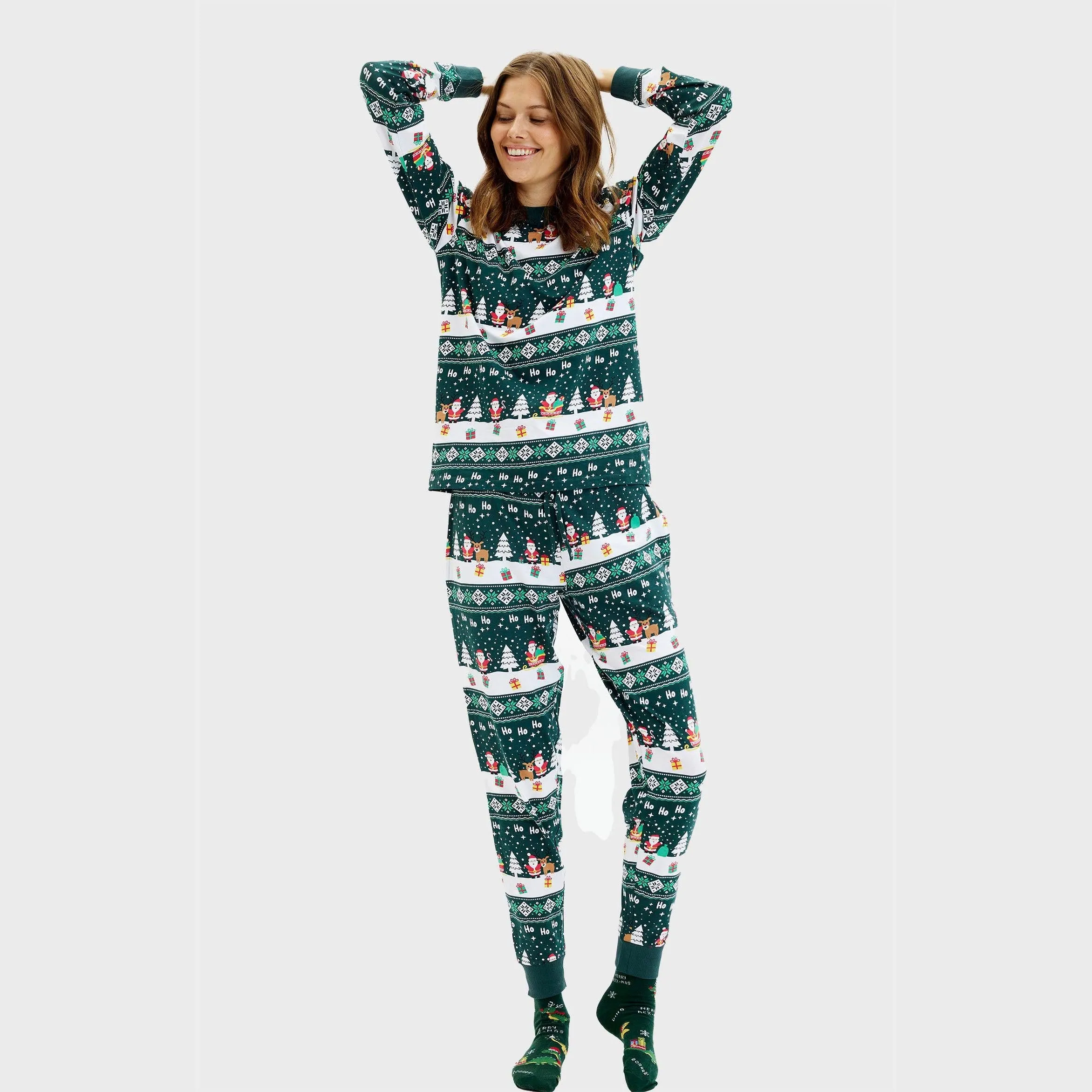 The Jolly Good Christmas Pyjamas – Women sold by Christmas Sweats product image thumbnail 4
