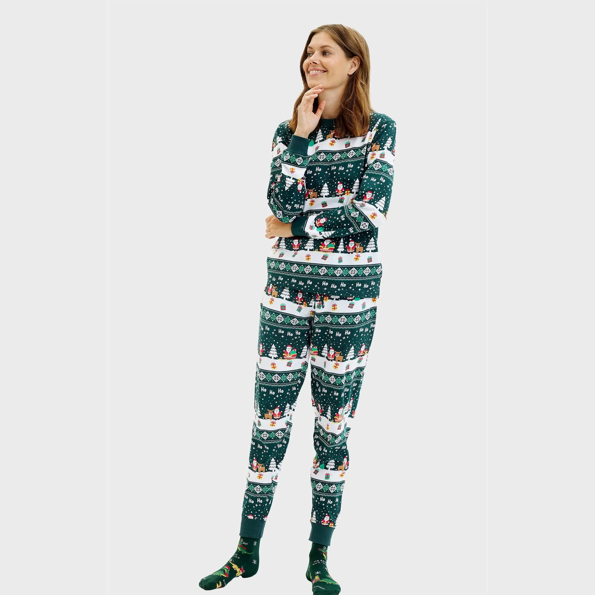 The Jolly Good Christmas Pyjamas – Women sold by Christmas Sweats product image thumbnail 3