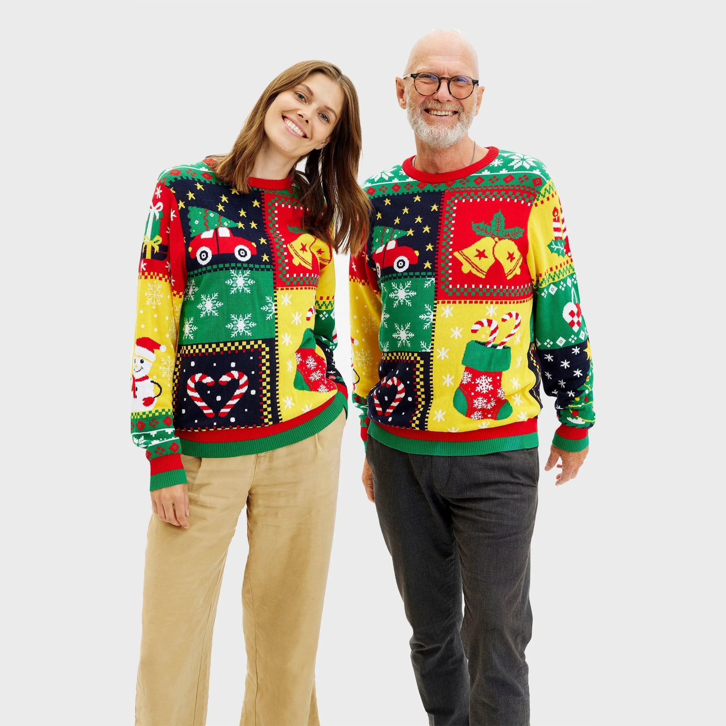 The Patchwork Christmas Sweater – Men sold by Christmas Sweats product image thumbnail 2