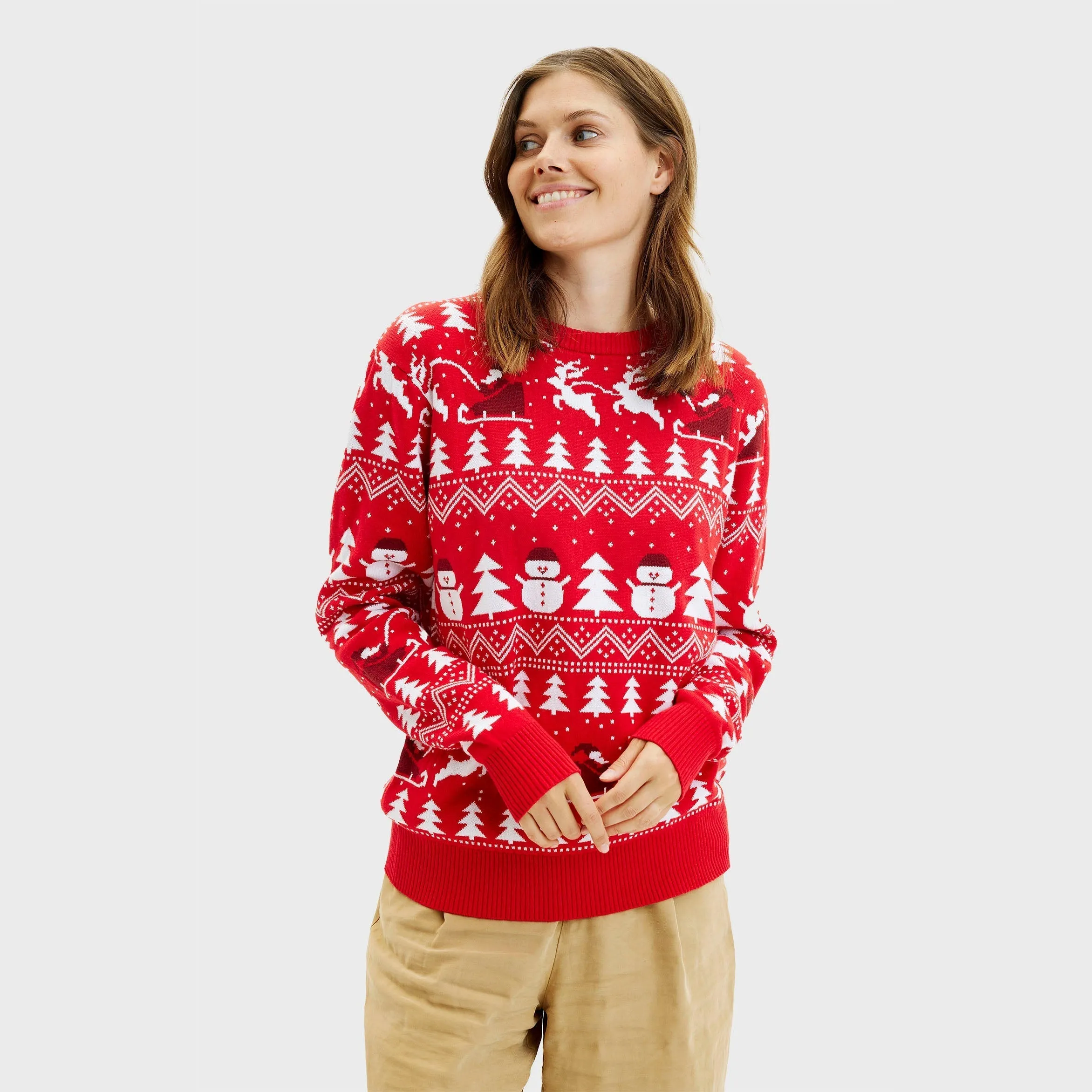 The Stylish Red Christmas Sweater – Women sold by Christmas Sweats product image thumbnail 3